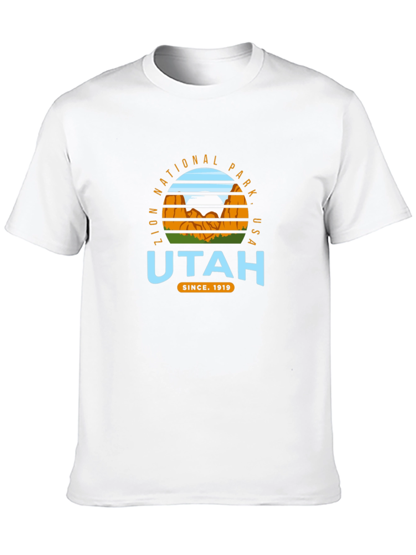 Zion National Park Utah Tee - Vintage Style