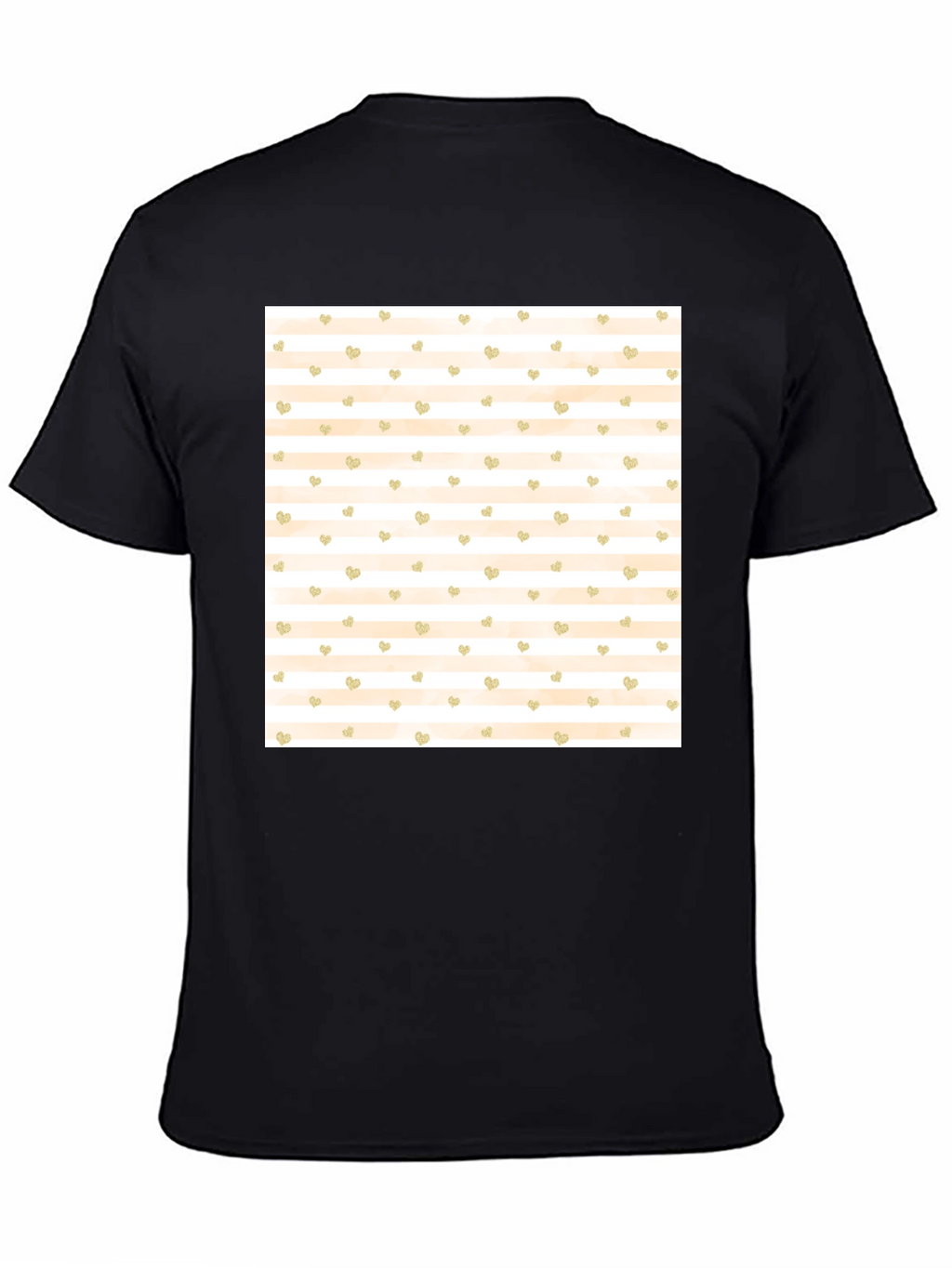 Striped Heart Tee