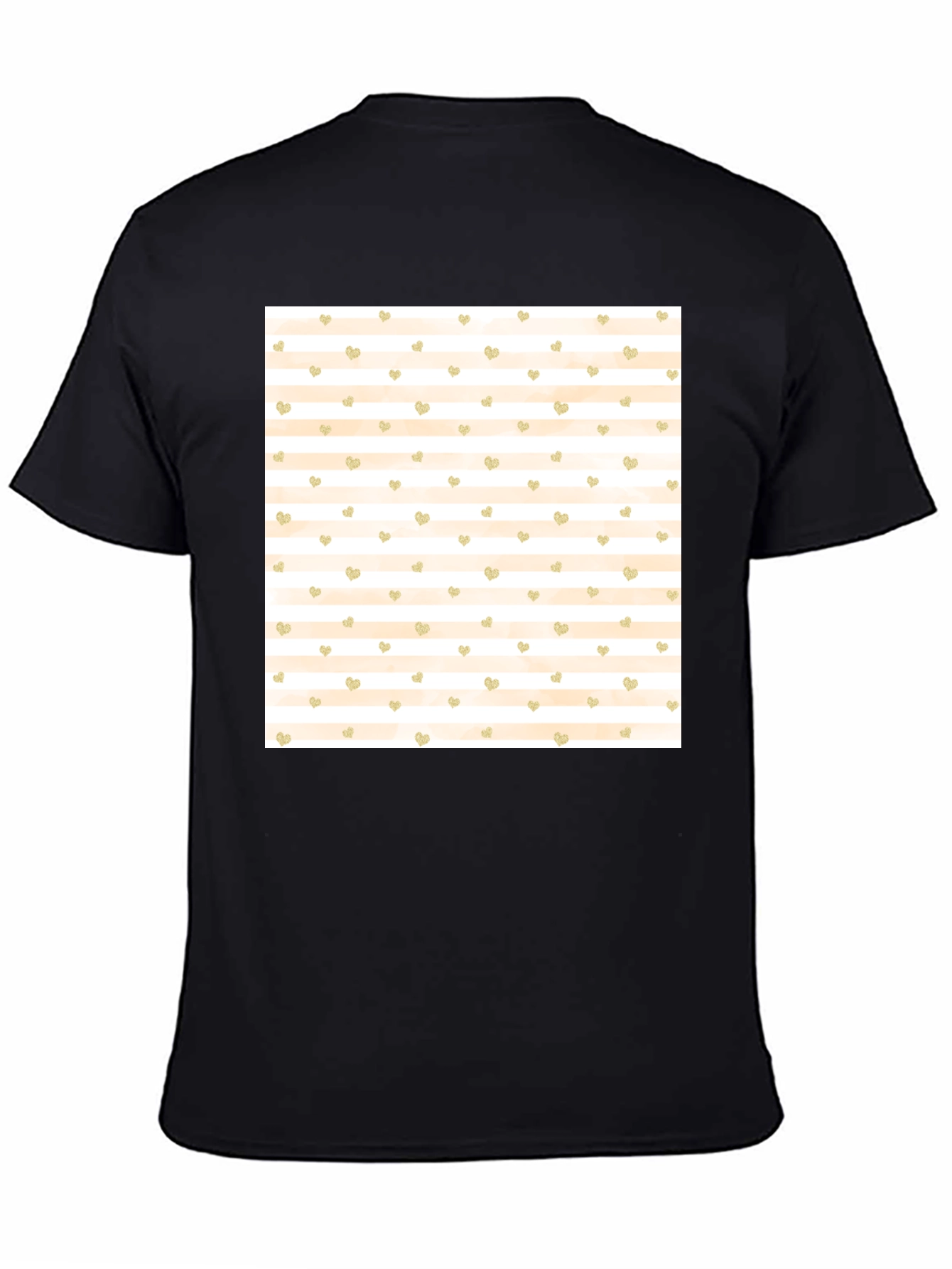 Striped Heart Tee