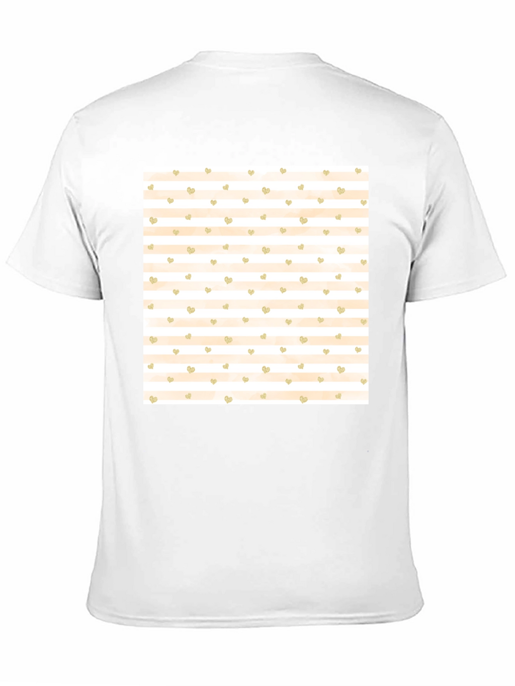 Striped Heart Tee