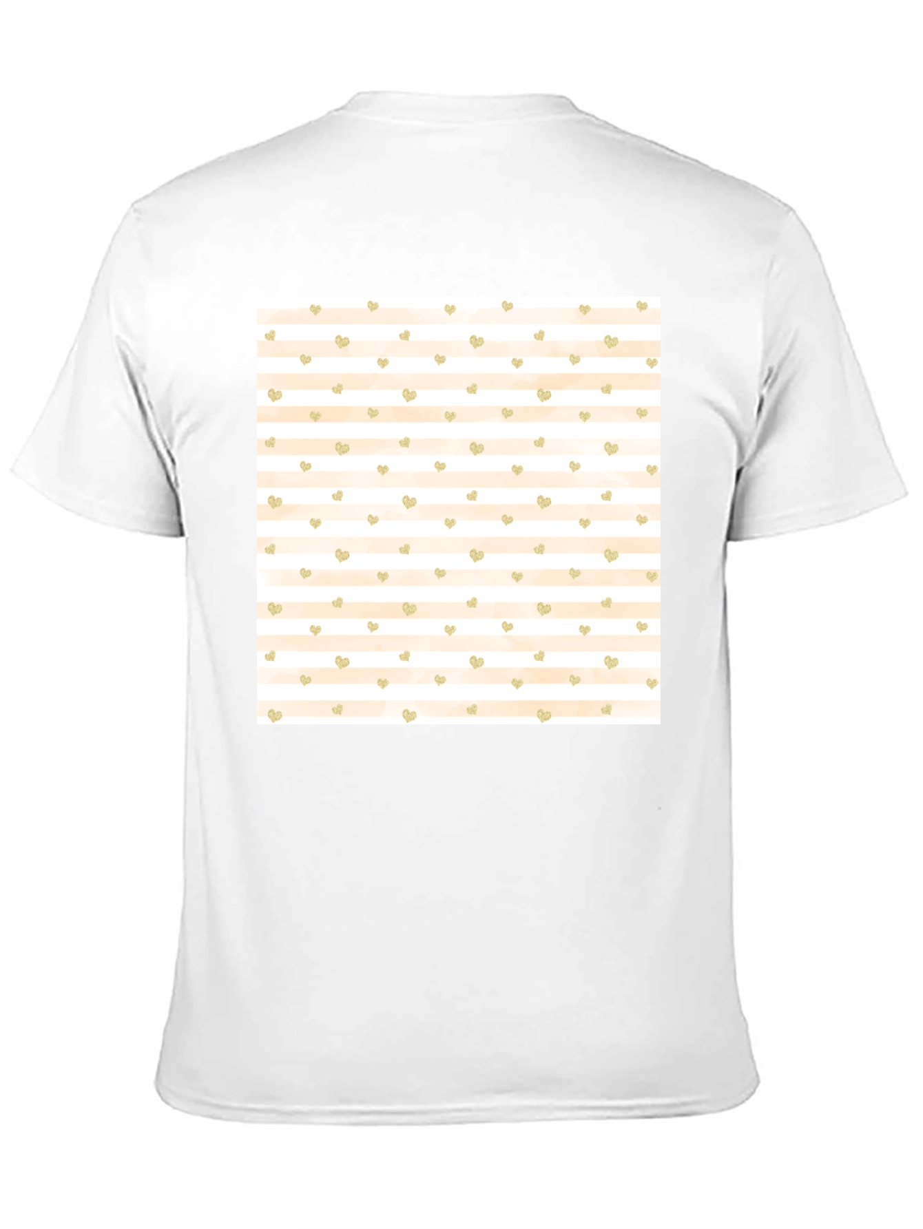 Striped Heart Tee