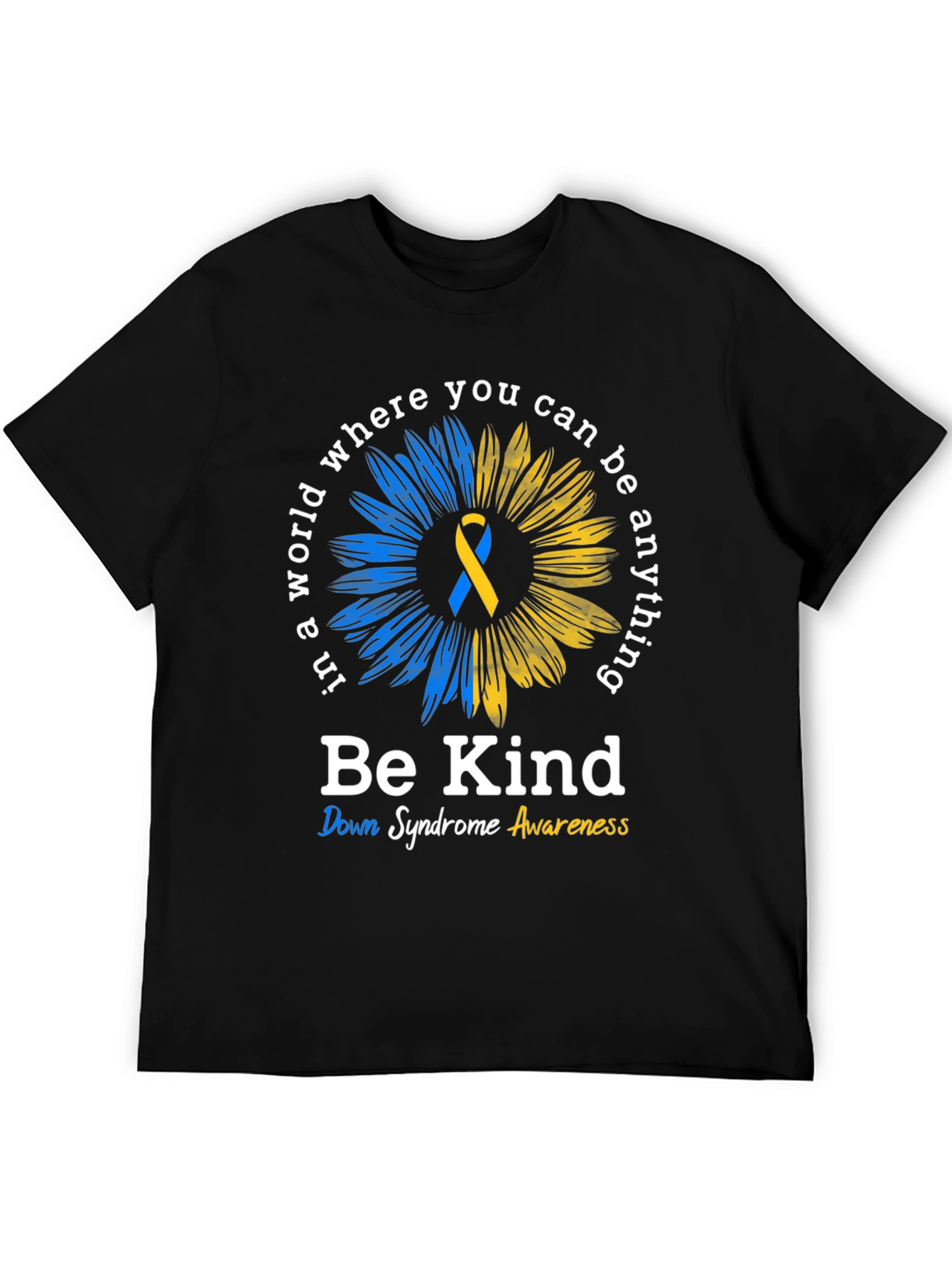 Be Kind Down Syndrome Awareness T-Shirt