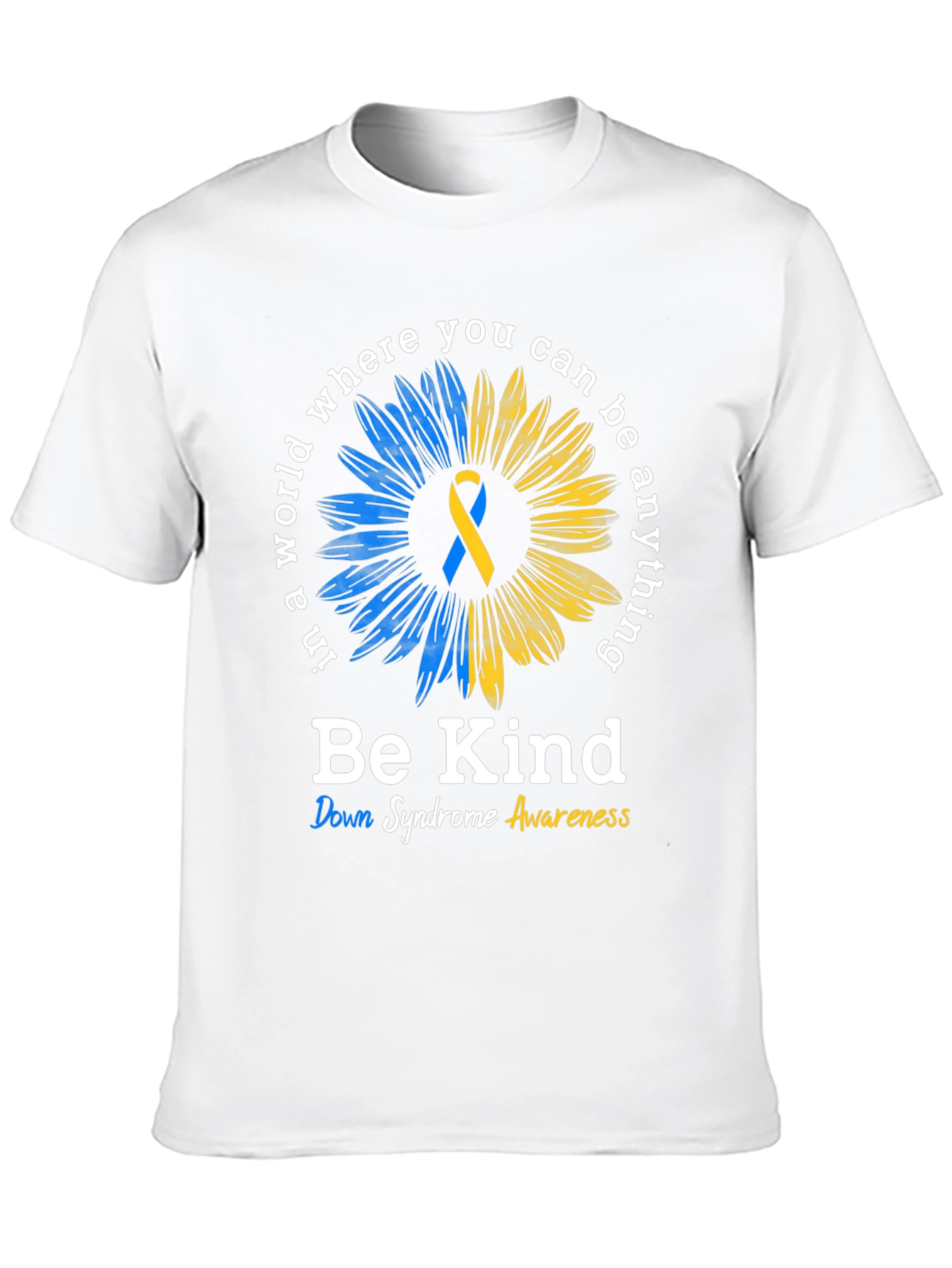 Be Kind Down Syndrome Awareness T-Shirt