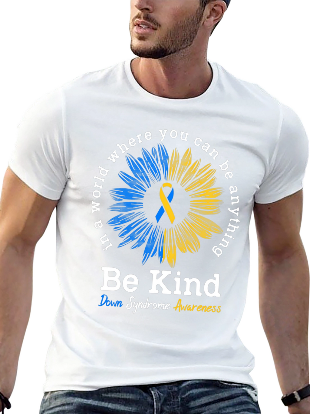 Be Kind Down Syndrome Awareness T-Shirt