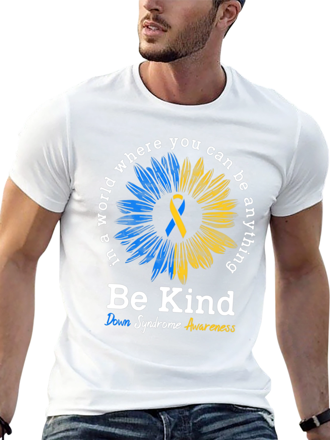 Be Kind Down Syndrome Awareness T-Shirt