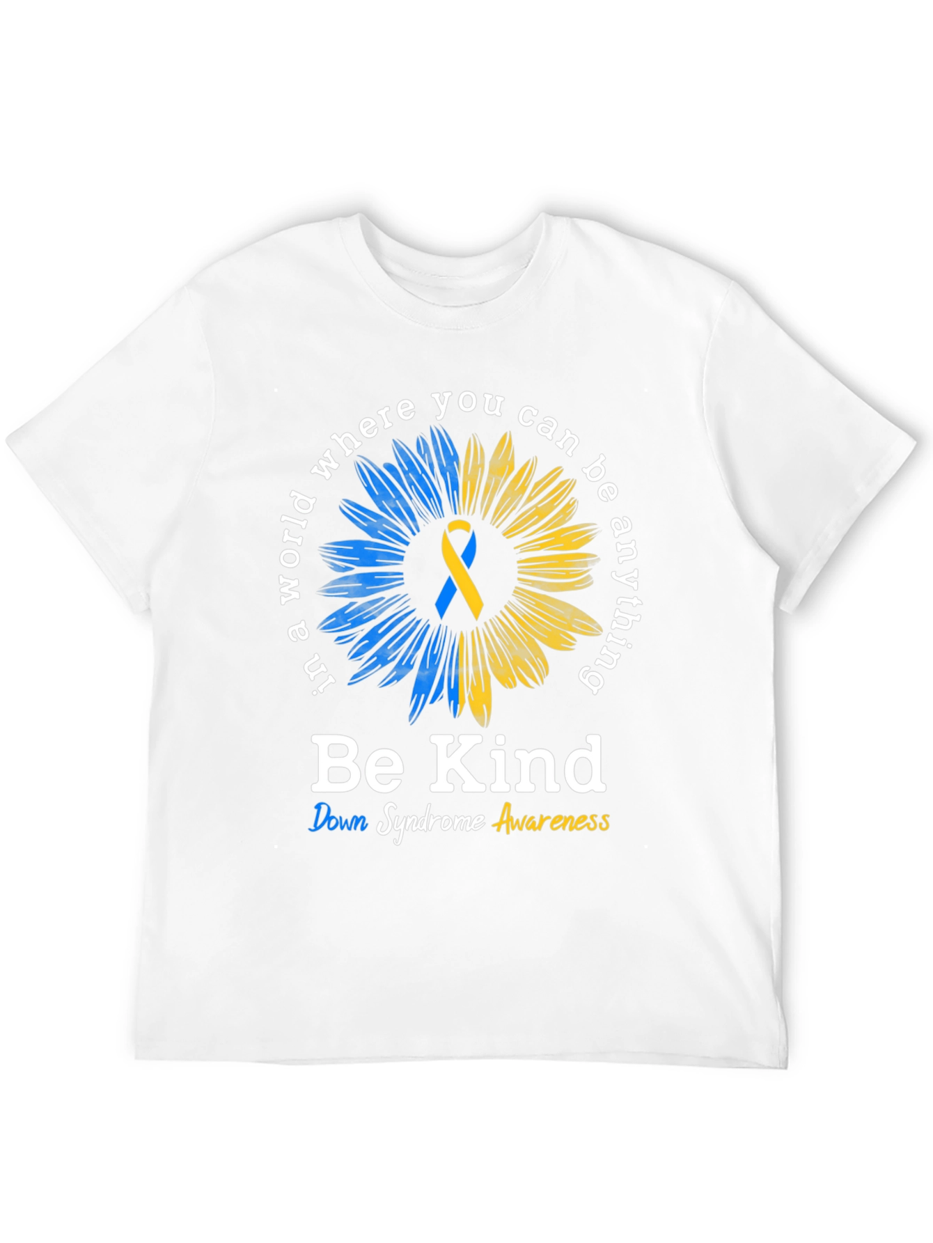 Be Kind Down Syndrome Awareness T-Shirt