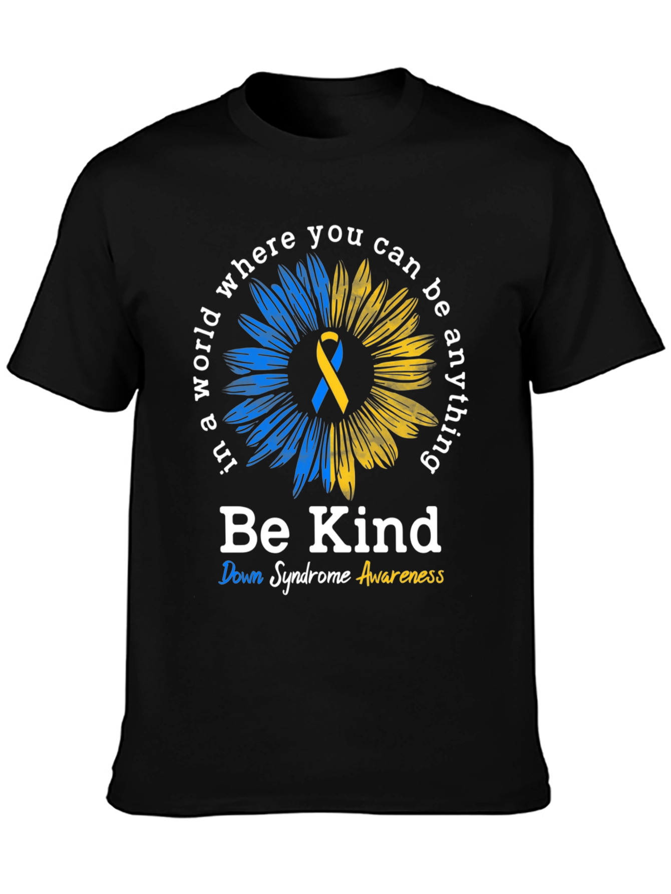 Be Kind Down Syndrome Awareness T-Shirt