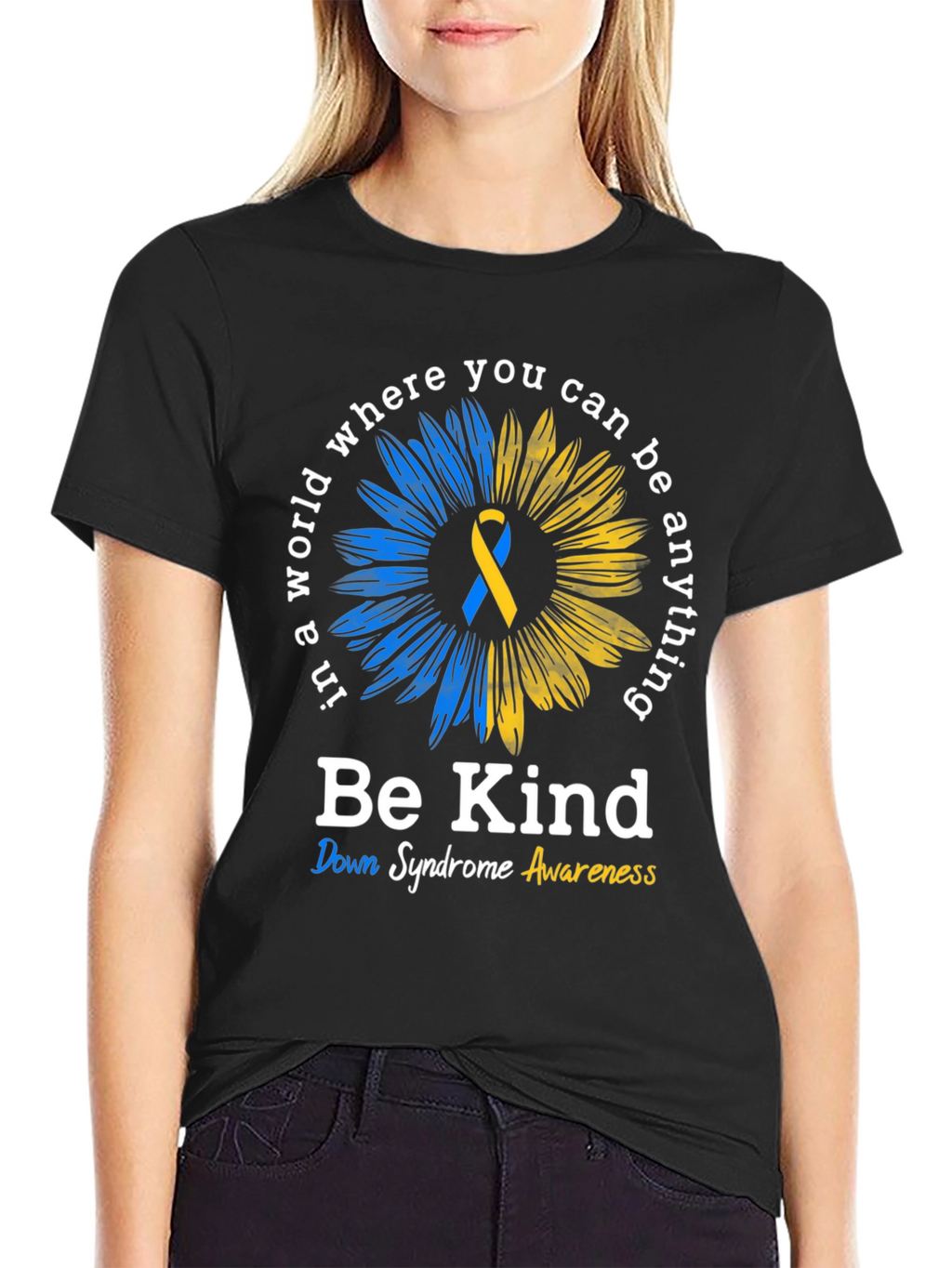 Be Kind Down Syndrome Awareness T-Shirt