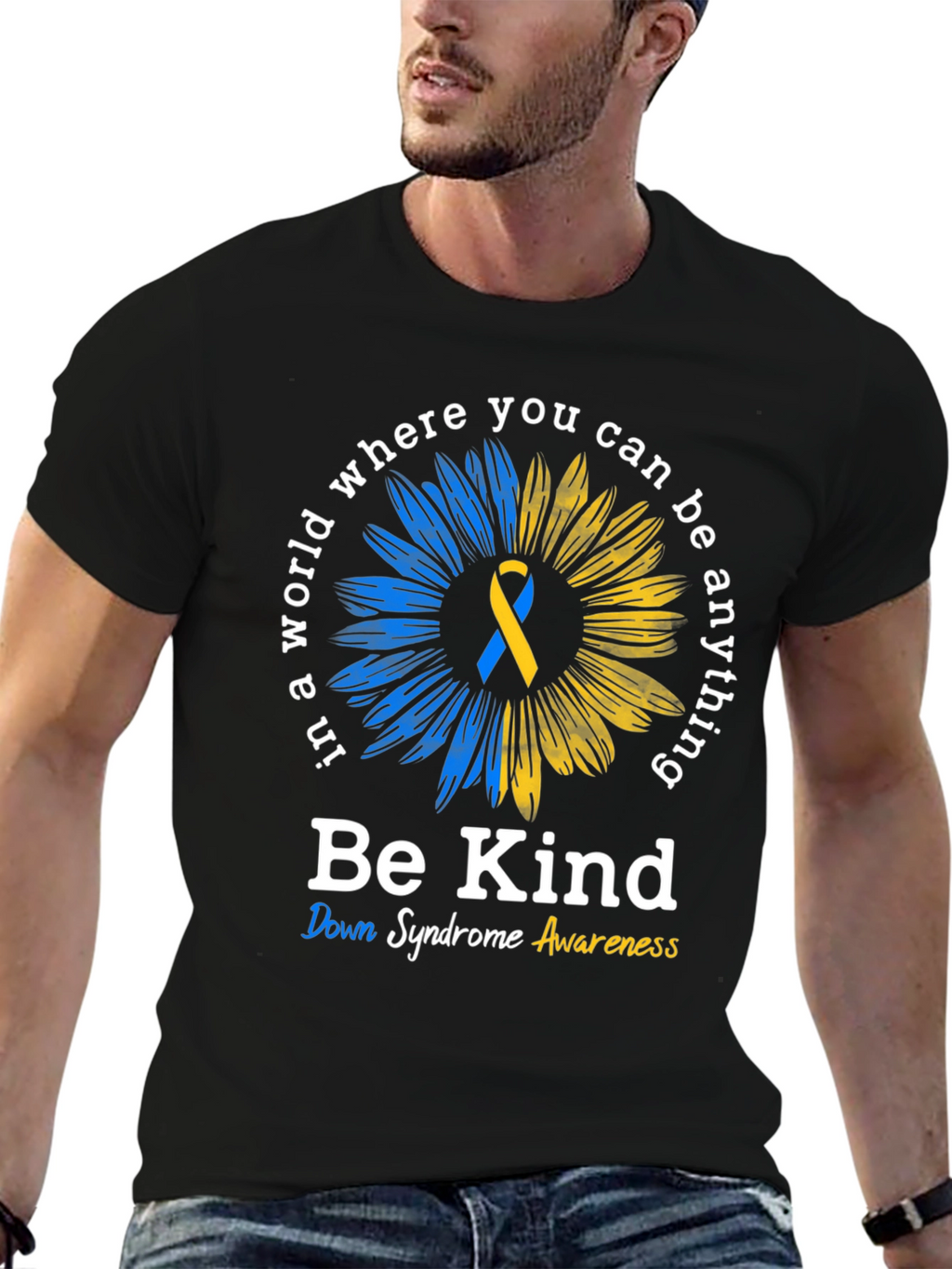 Be Kind Down Syndrome Awareness T-Shirt