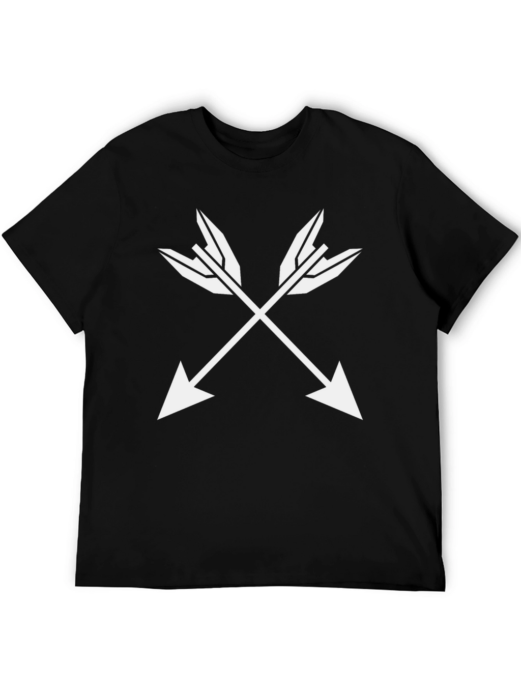 Crossed Arrows Graphic Black T-Shirt