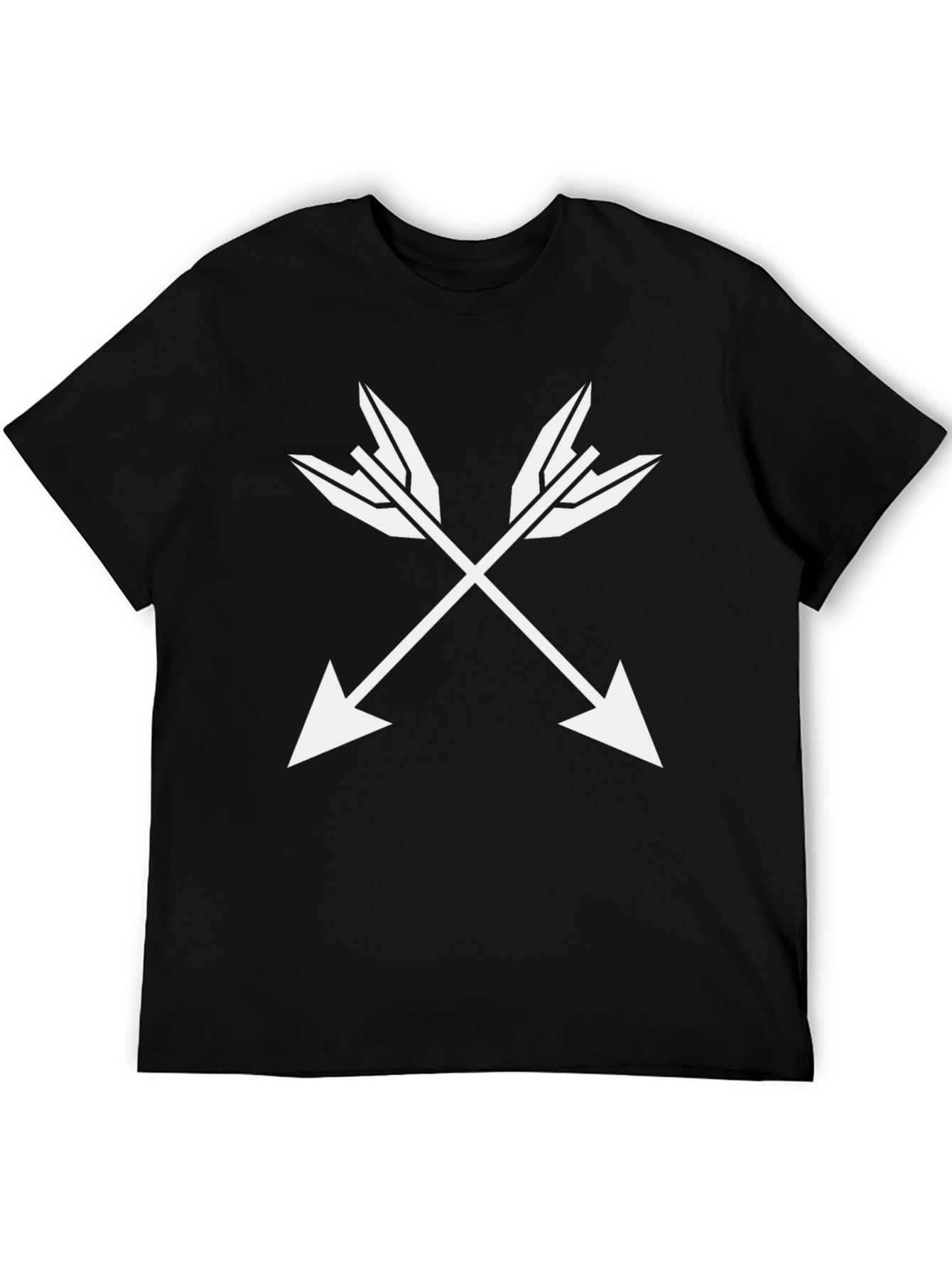 Crossed Arrows Graphic Black T-Shirt