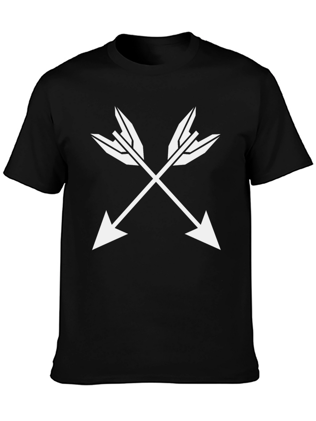 Crossed Arrows Graphic Black T-Shirt