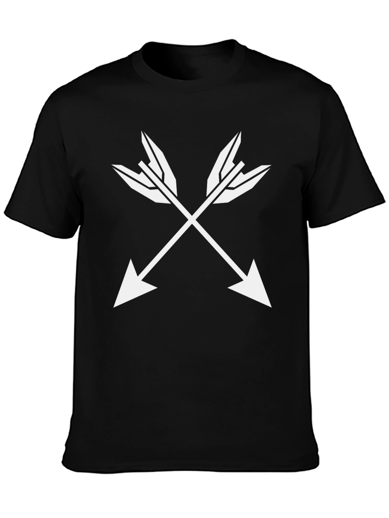 Crossed Arrows Graphic Black T-Shirt