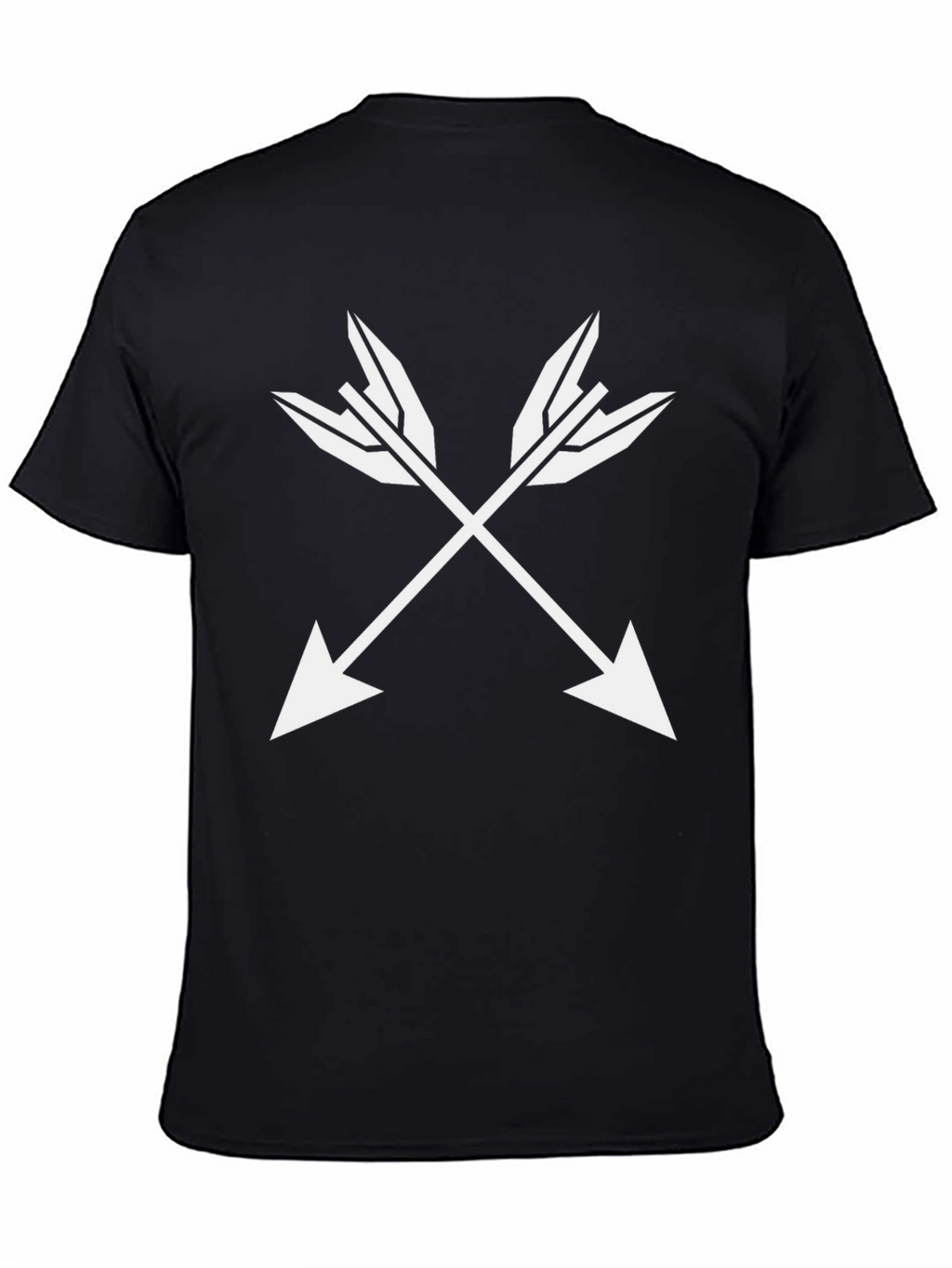 Crossed Arrows Graphic Black T-Shirt