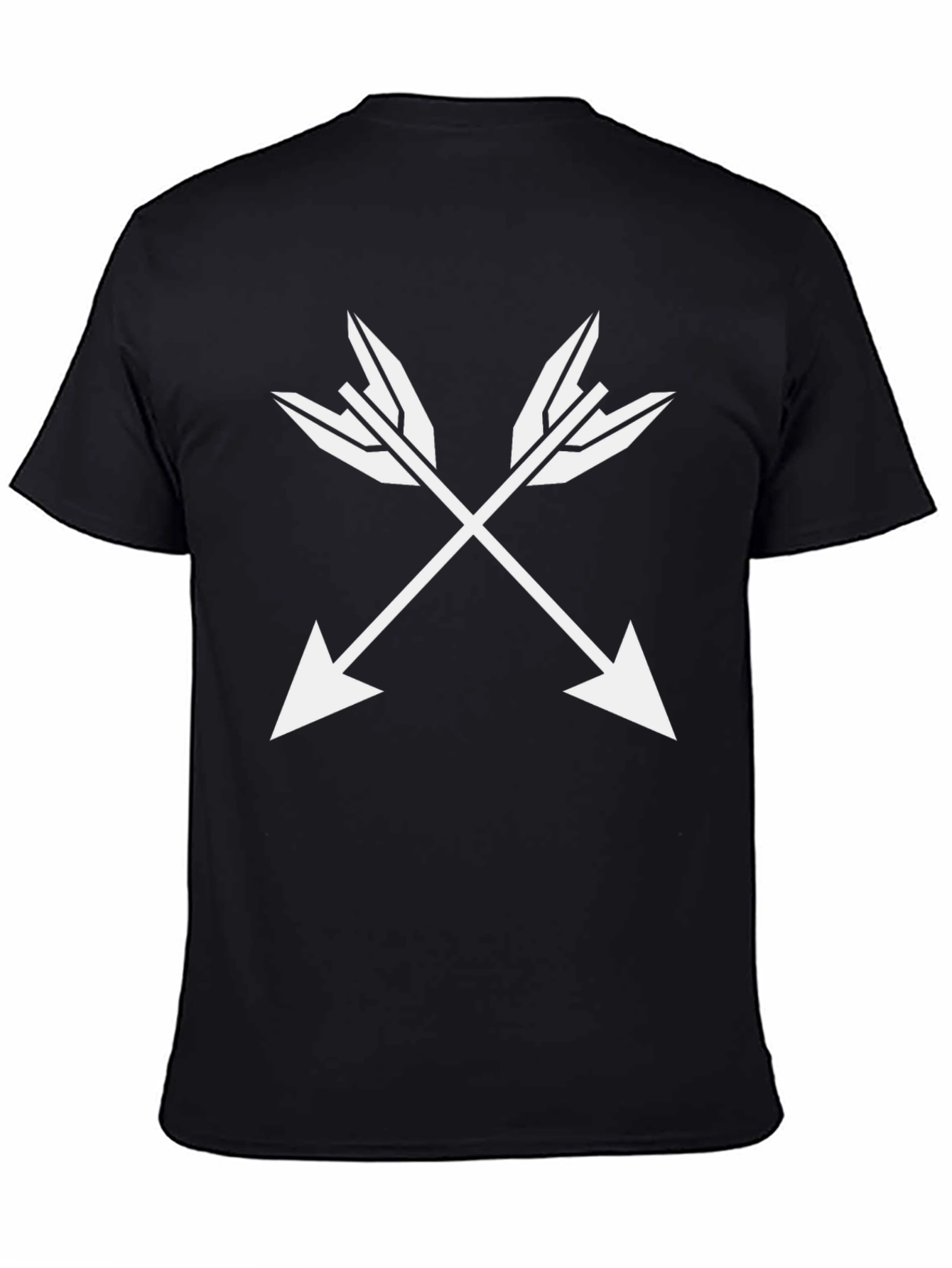 Crossed Arrows Graphic Black T-Shirt