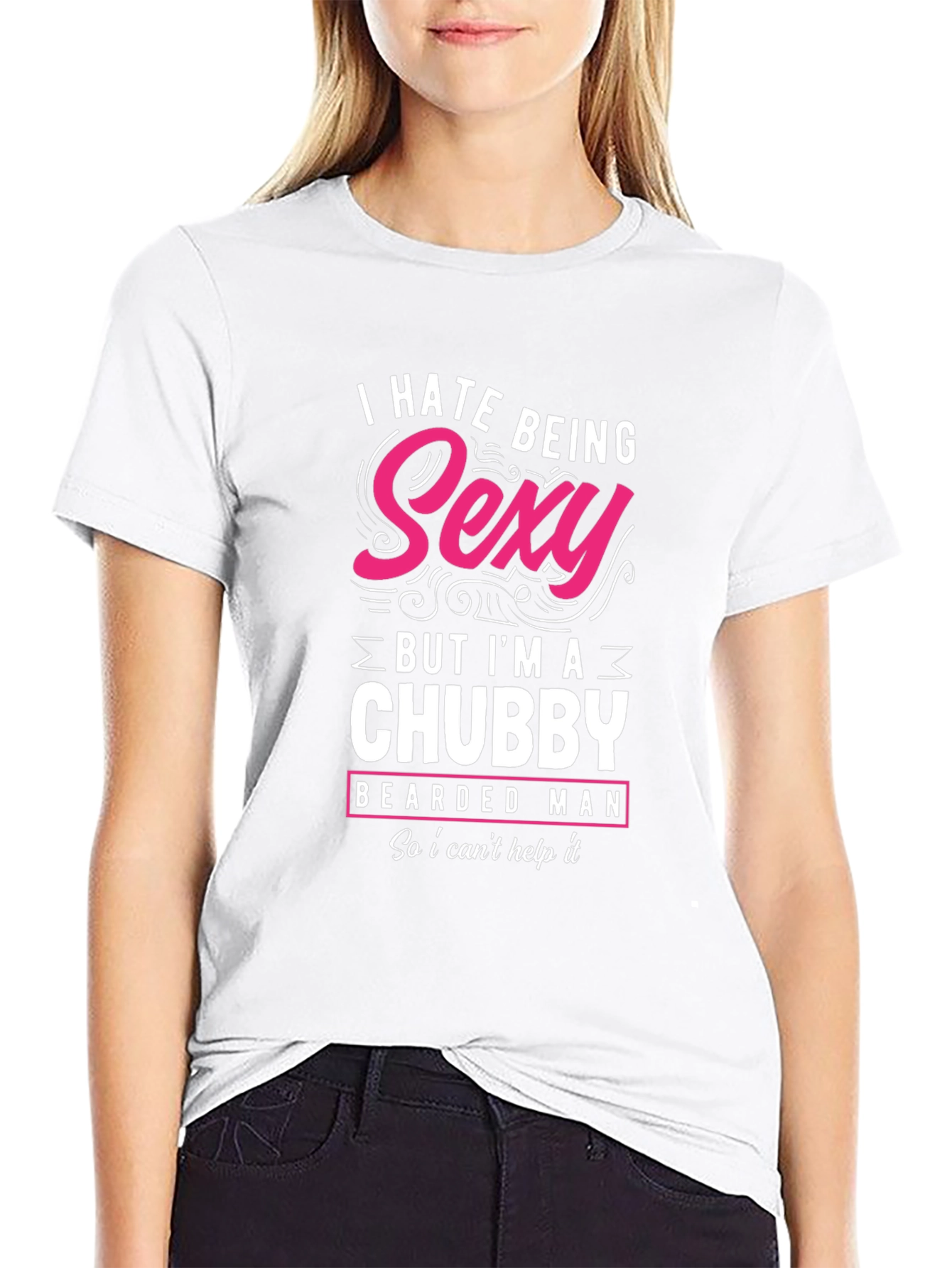 Funny Chubby Bearded Man T-Shirt