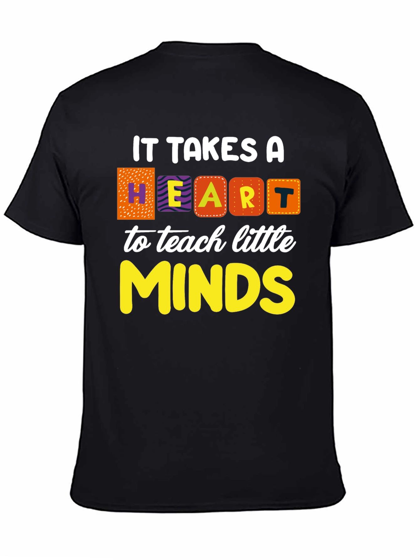 Heart to Teach Minds Teacher T-Shirt