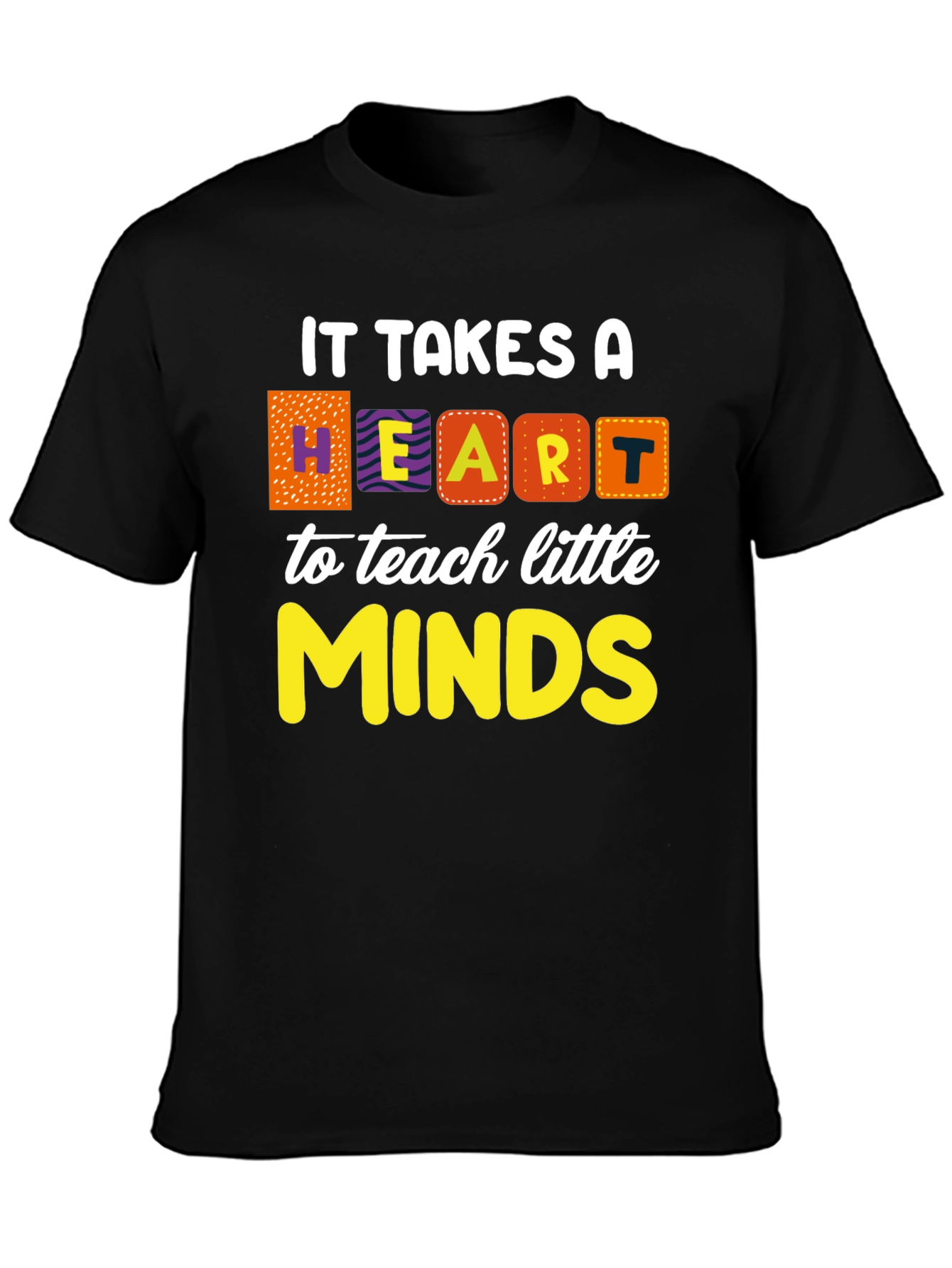 Heart to Teach Minds Teacher T-Shirt