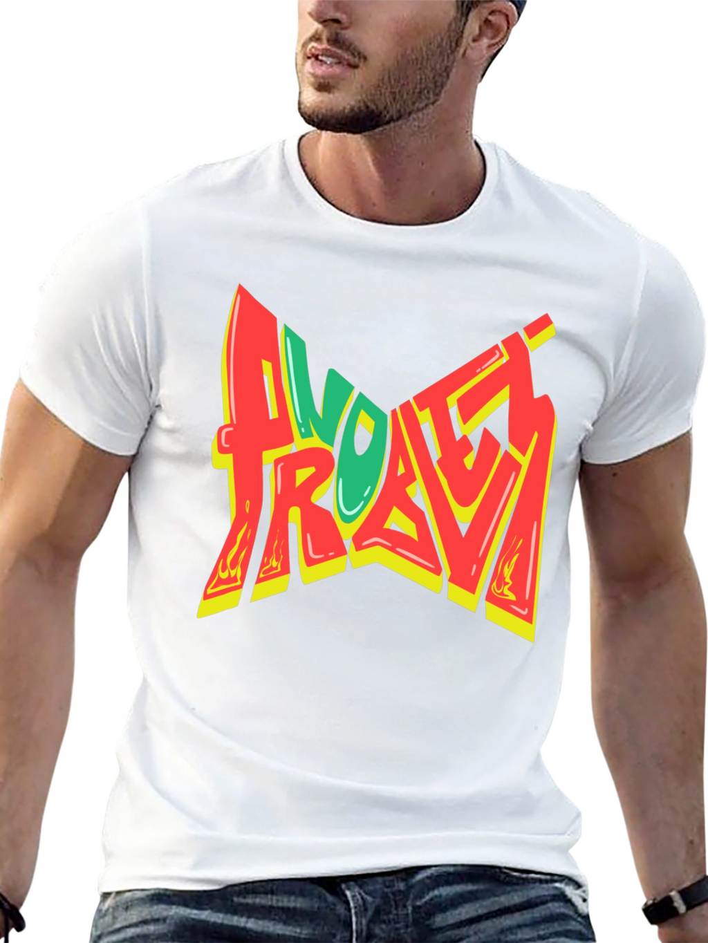 Avotech Travis T-Shirt - Graphic Print Soft Cotton Tee