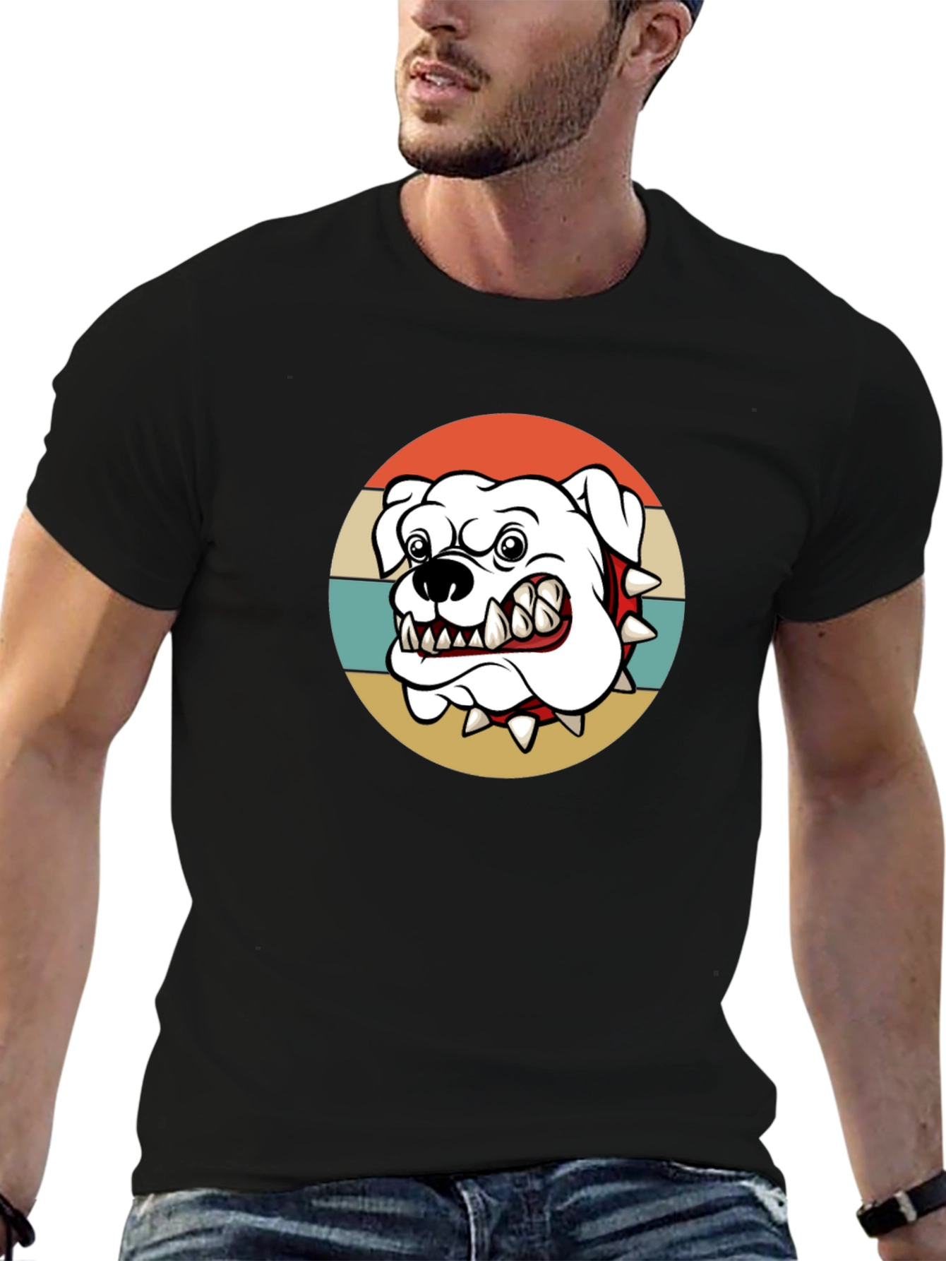 Cool Bulldog Graphic Tee