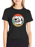 Cool Bulldog Graphic Tee