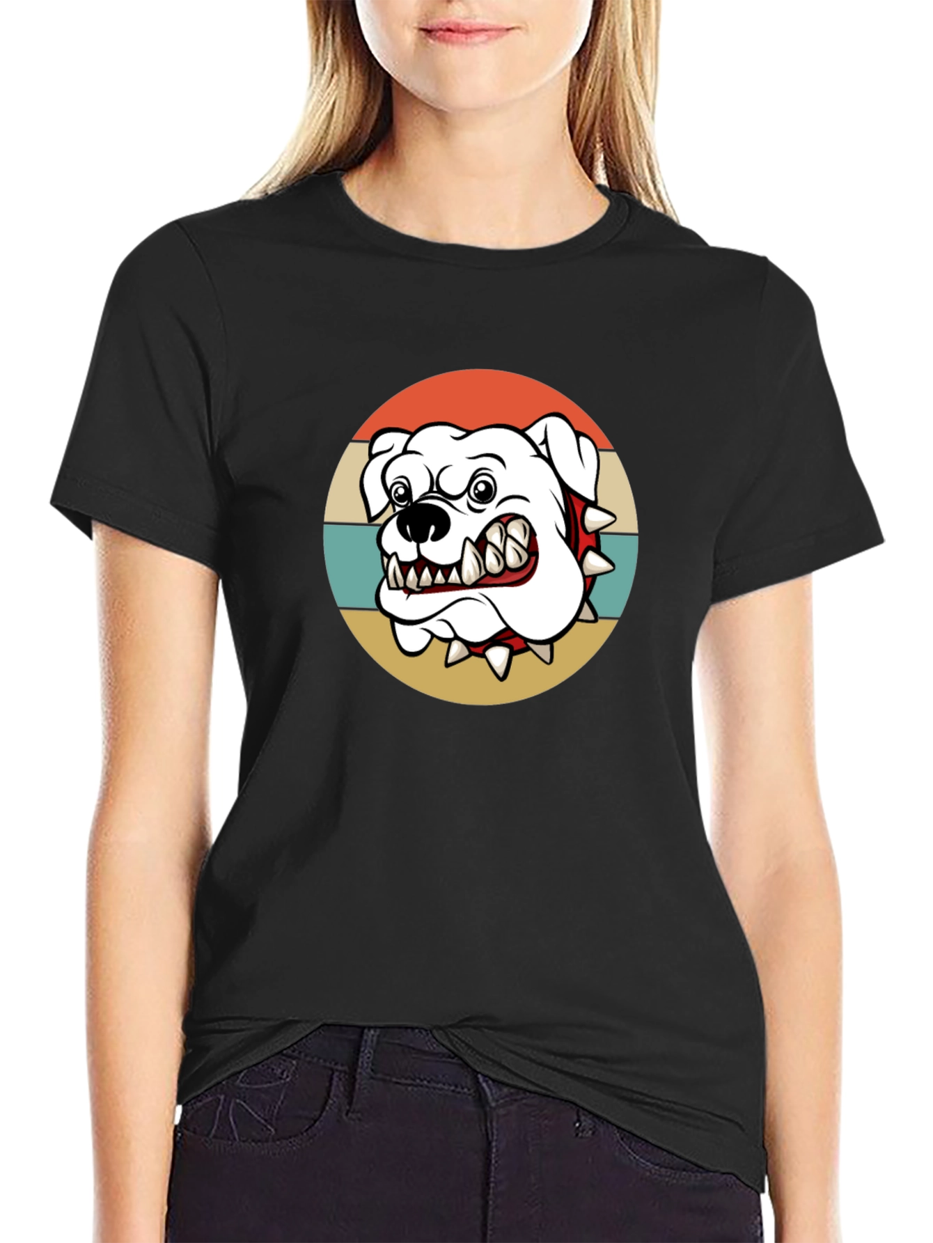 Cool Bulldog Graphic Tee
