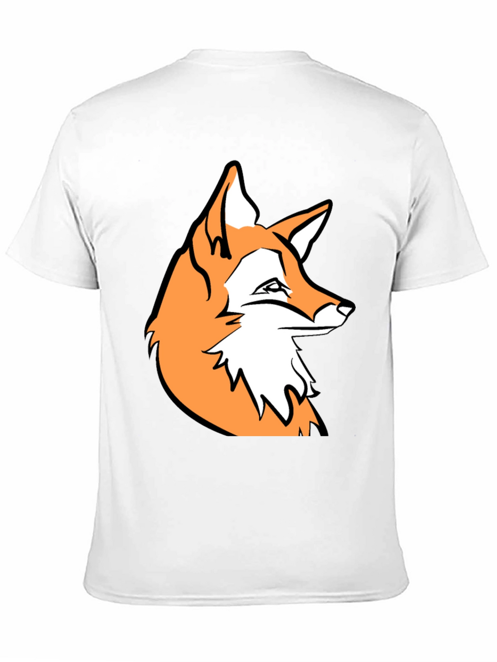 Fox Graphic Black T-Shirt - Stylish Casual Wear