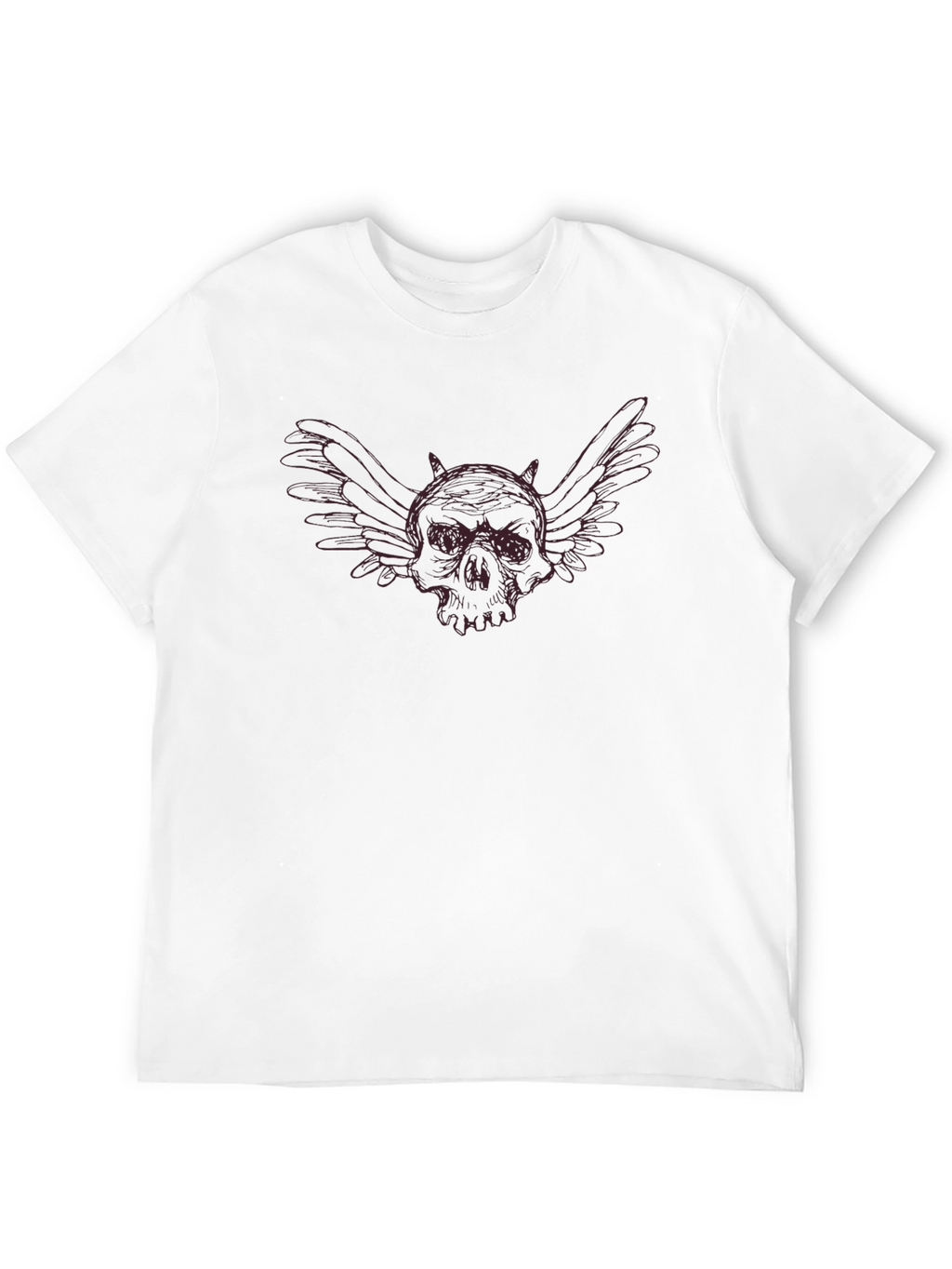 Skull Winged T-Shirt - Dark Aesthetic Tee