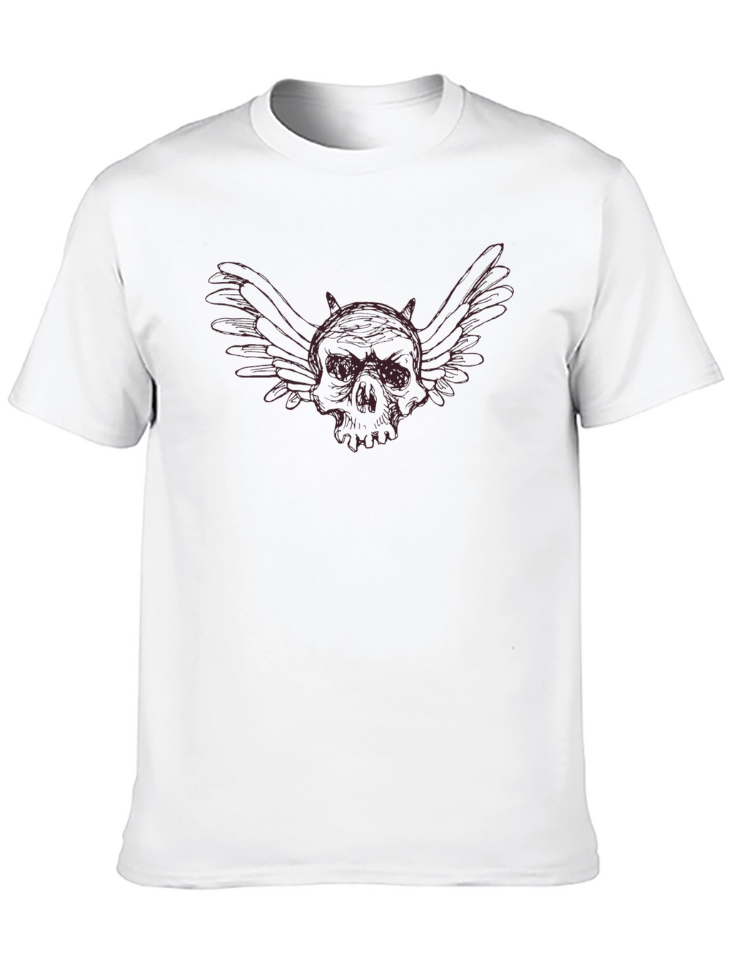 Skull Winged T-Shirt - Dark Aesthetic Tee