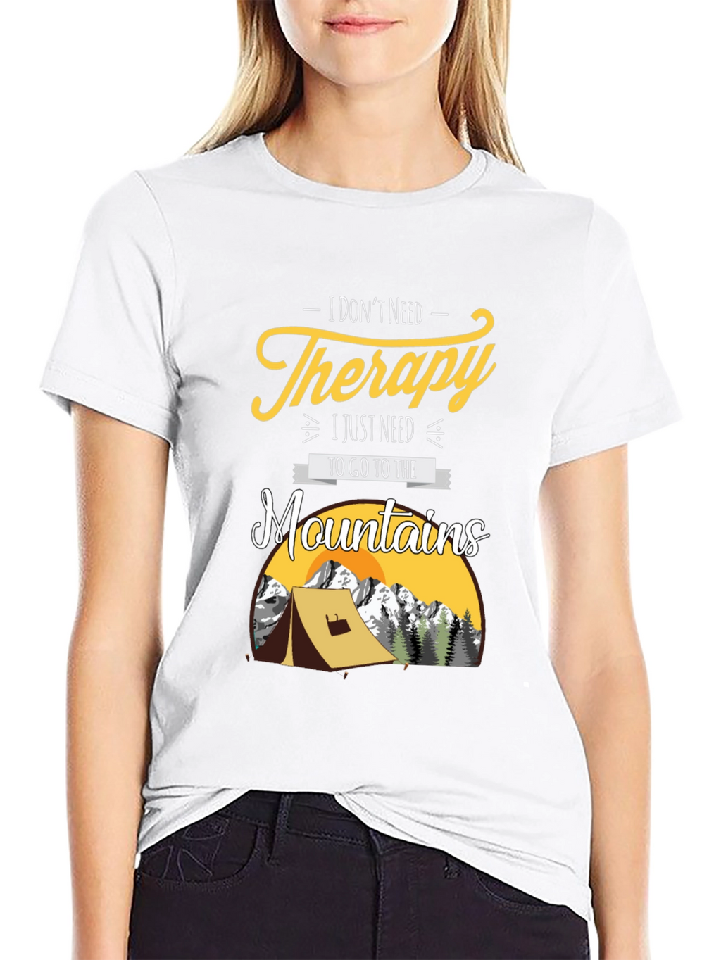 I Dont Need Therapy Mountain Tee
