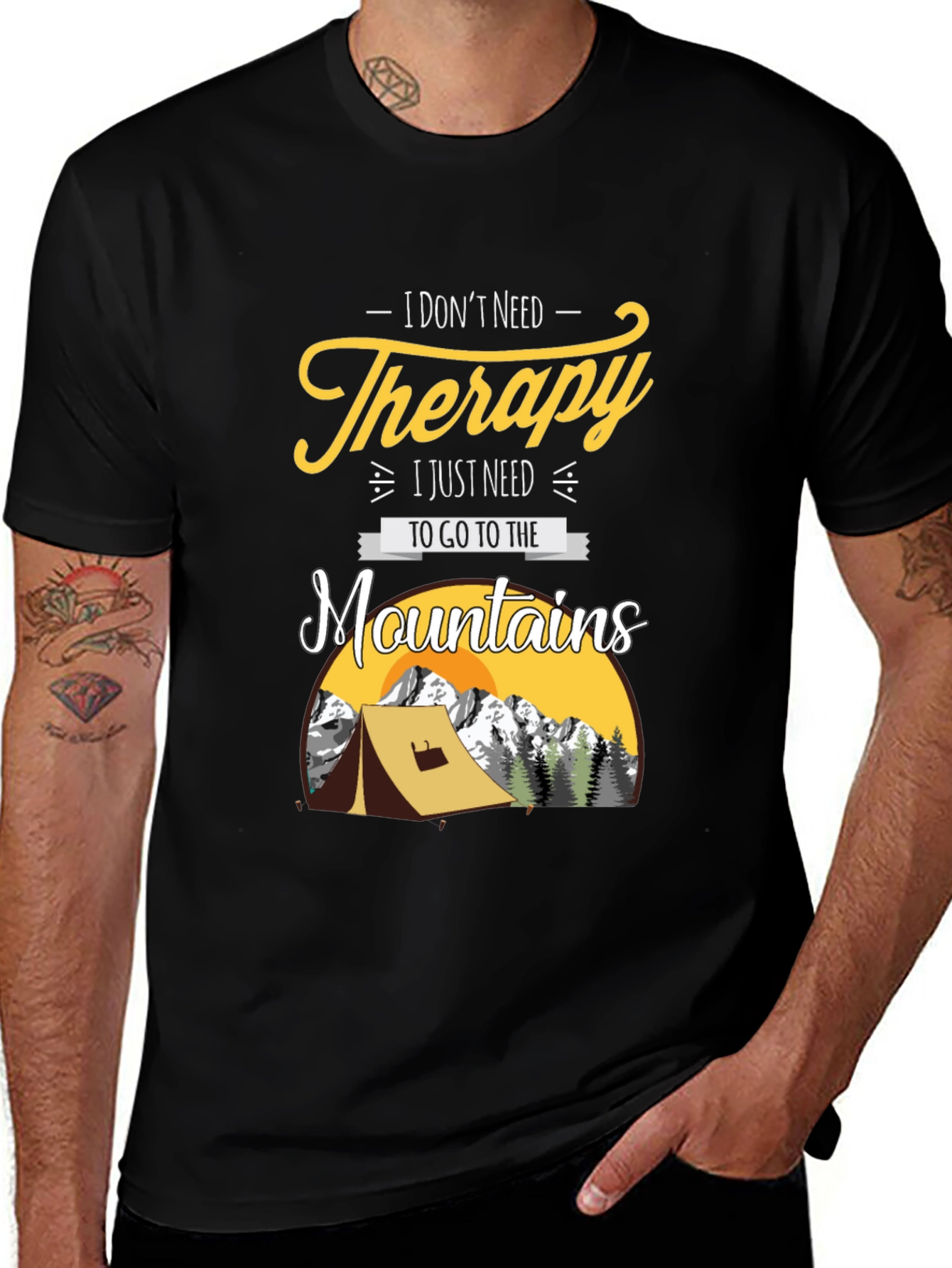 I Dont Need Therapy Mountain Tee
