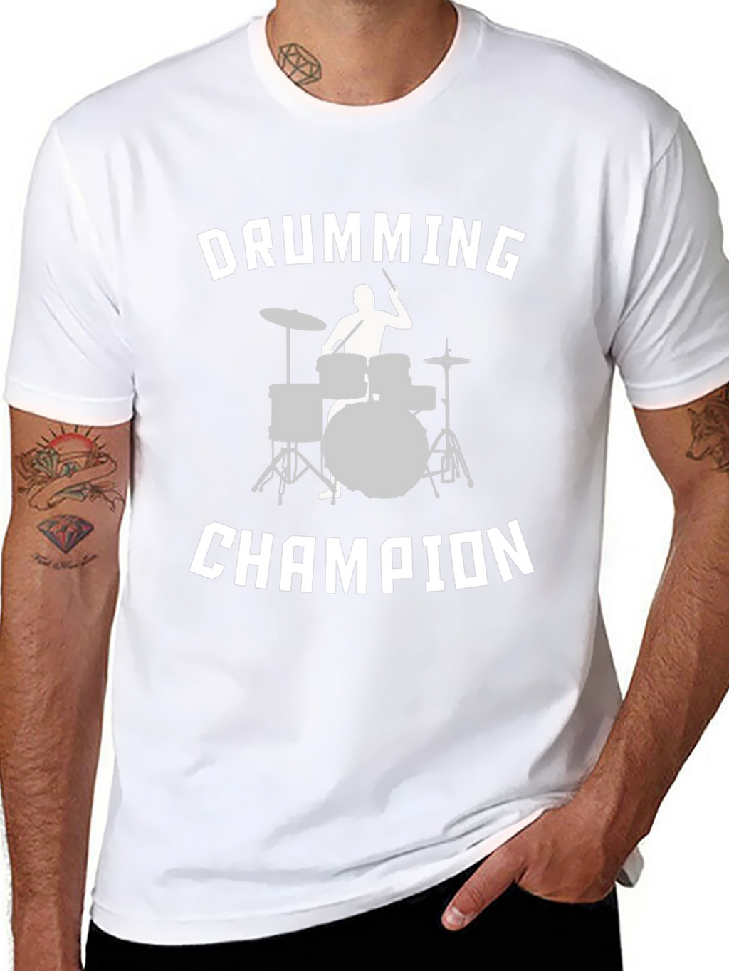Drumming Champion Graphic T-Shirt