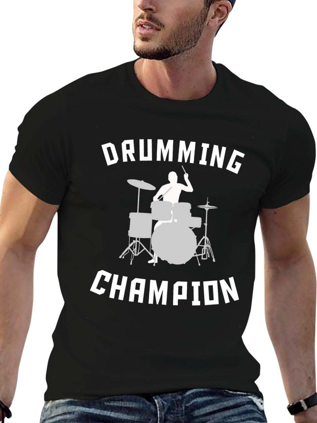 Drumming Champion Graphic T-Shirt
