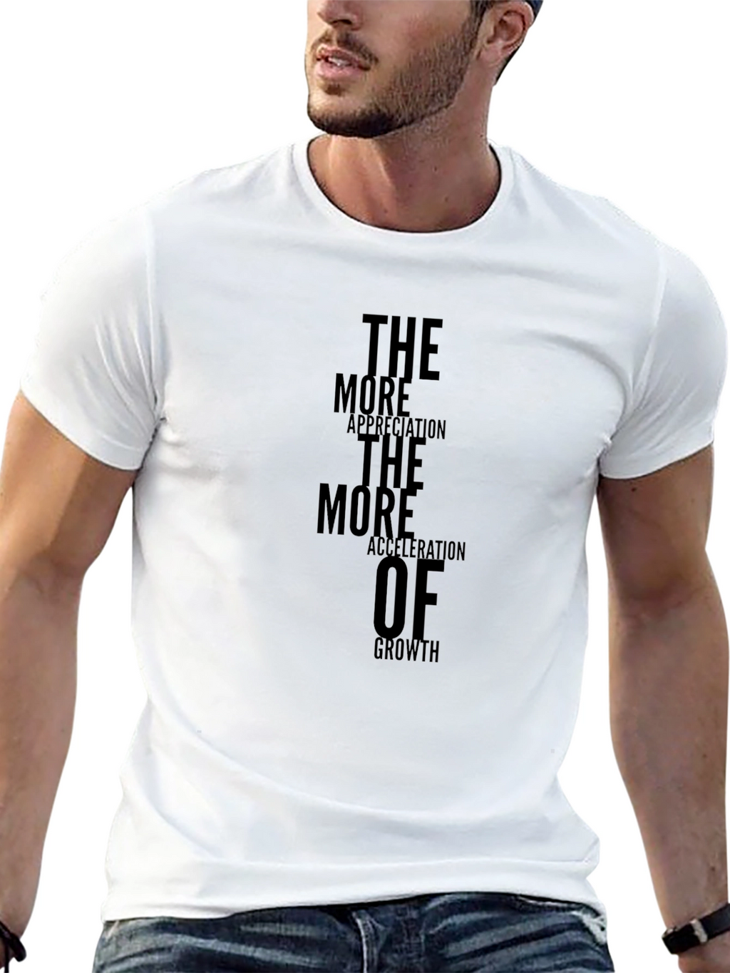 Motivational Growth T-Shirt - Appreciation & Acceleration