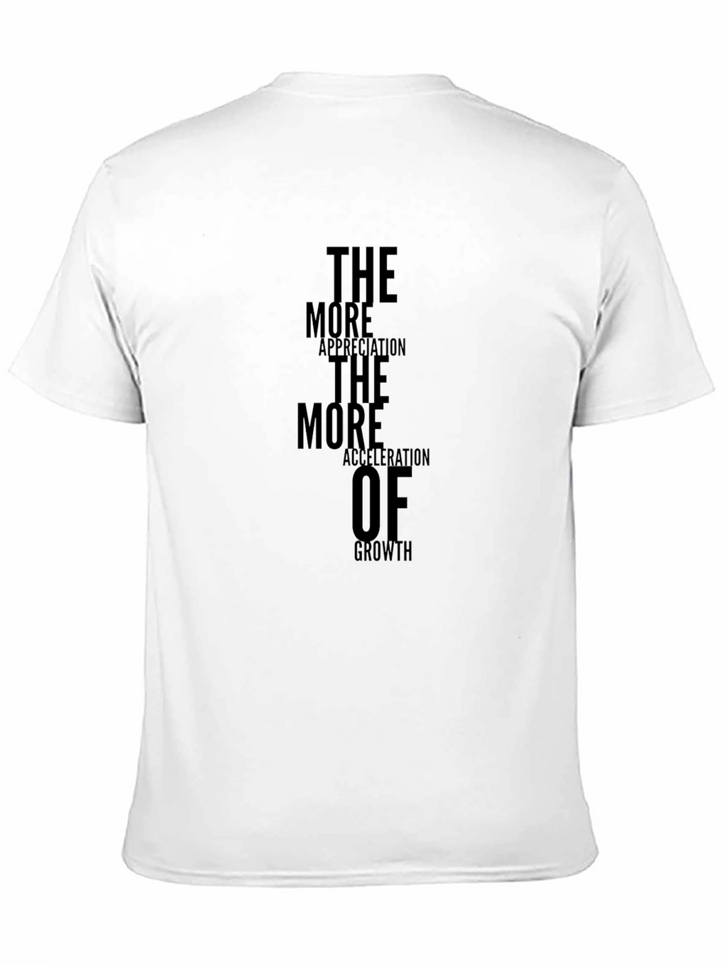 Motivational Growth T-Shirt - Appreciation & Acceleration
