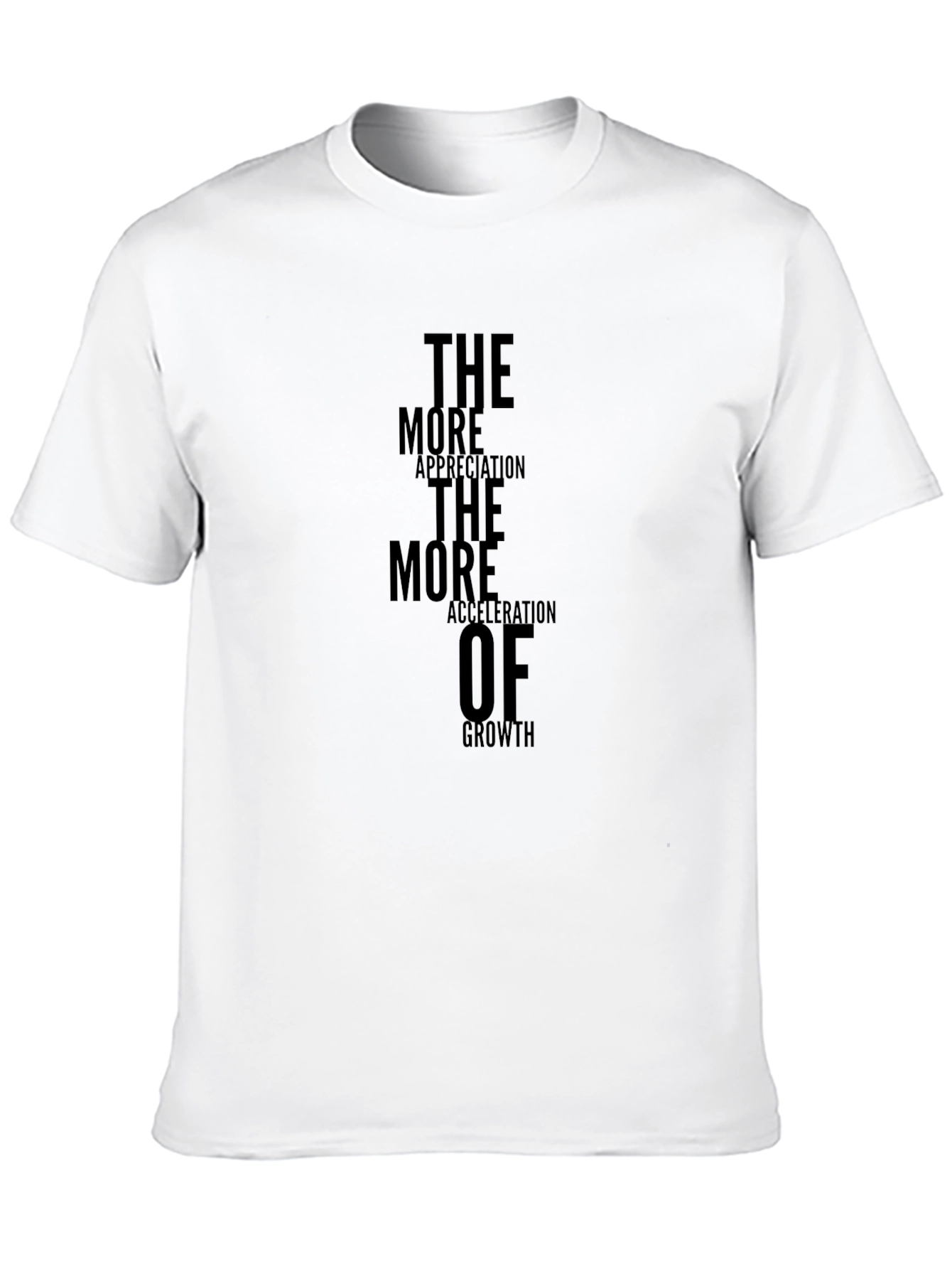 Motivational Growth T-Shirt - Appreciation & Acceleration