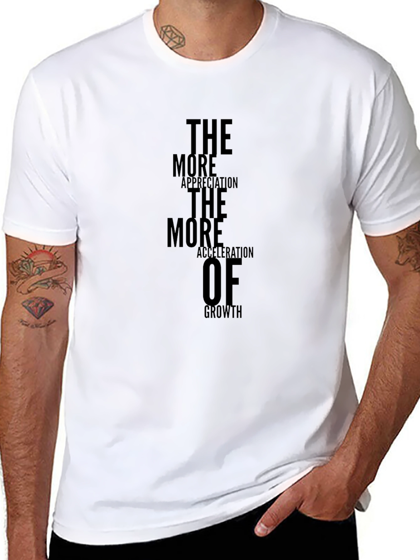 Motivational Growth T-Shirt - Appreciation & Acceleration