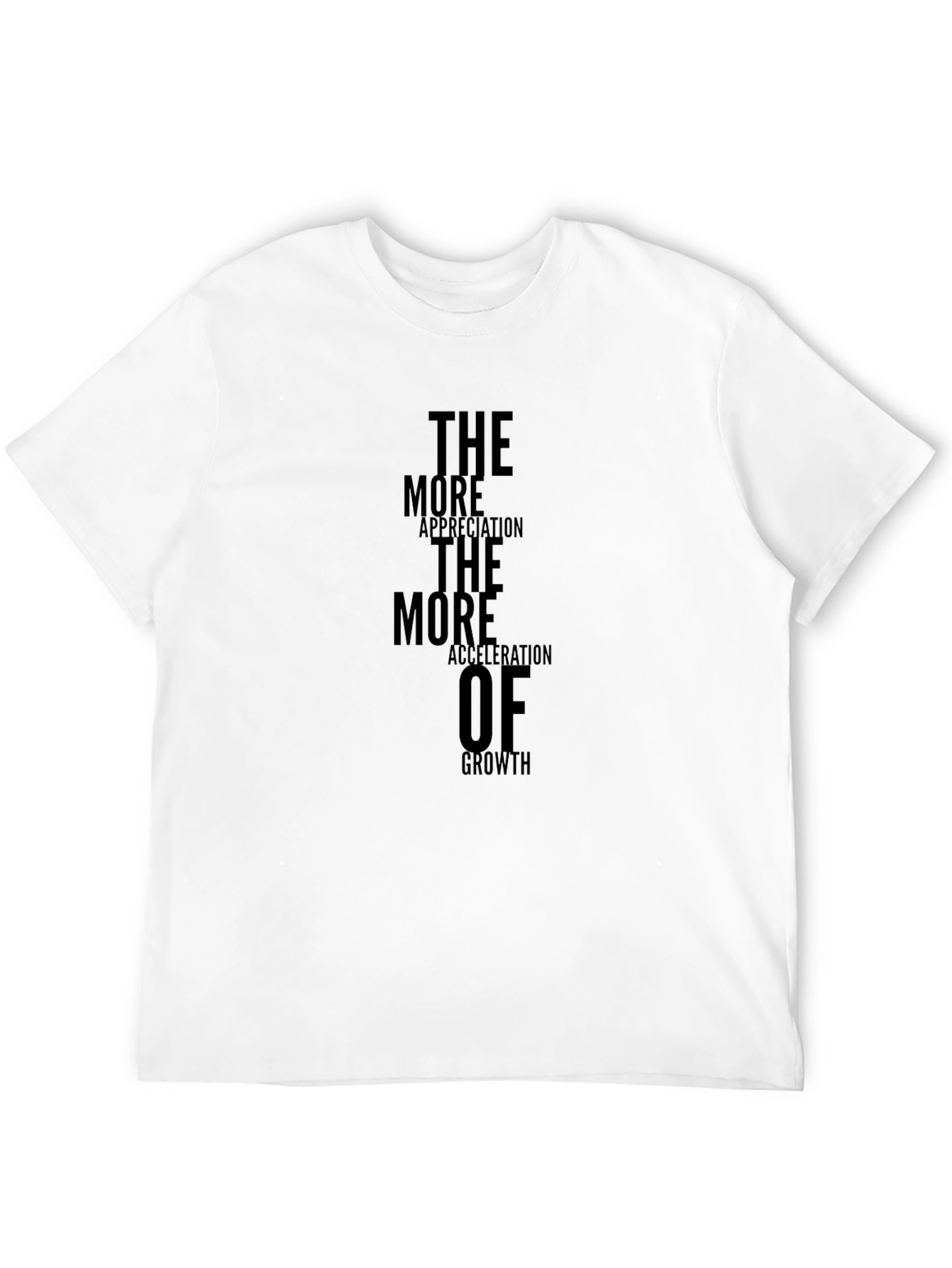 Motivational Growth T-Shirt - Appreciation & Acceleration