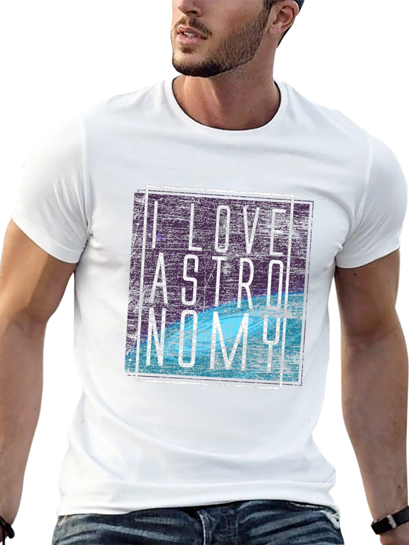 I Love Astronomy Graphic T-Shirt