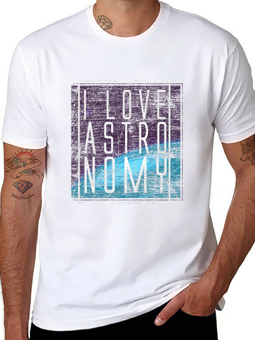 I Love Astronomy Graphic T-Shirt
