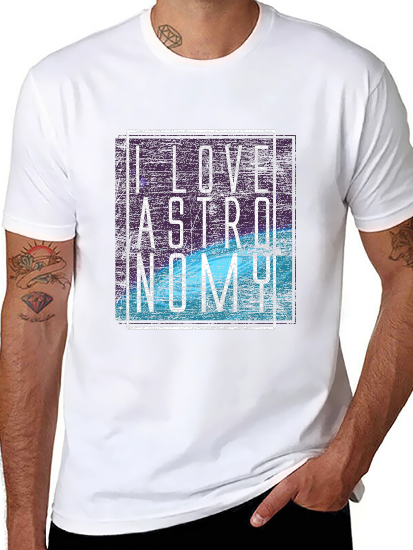 I Love Astronomy Graphic T-Shirt