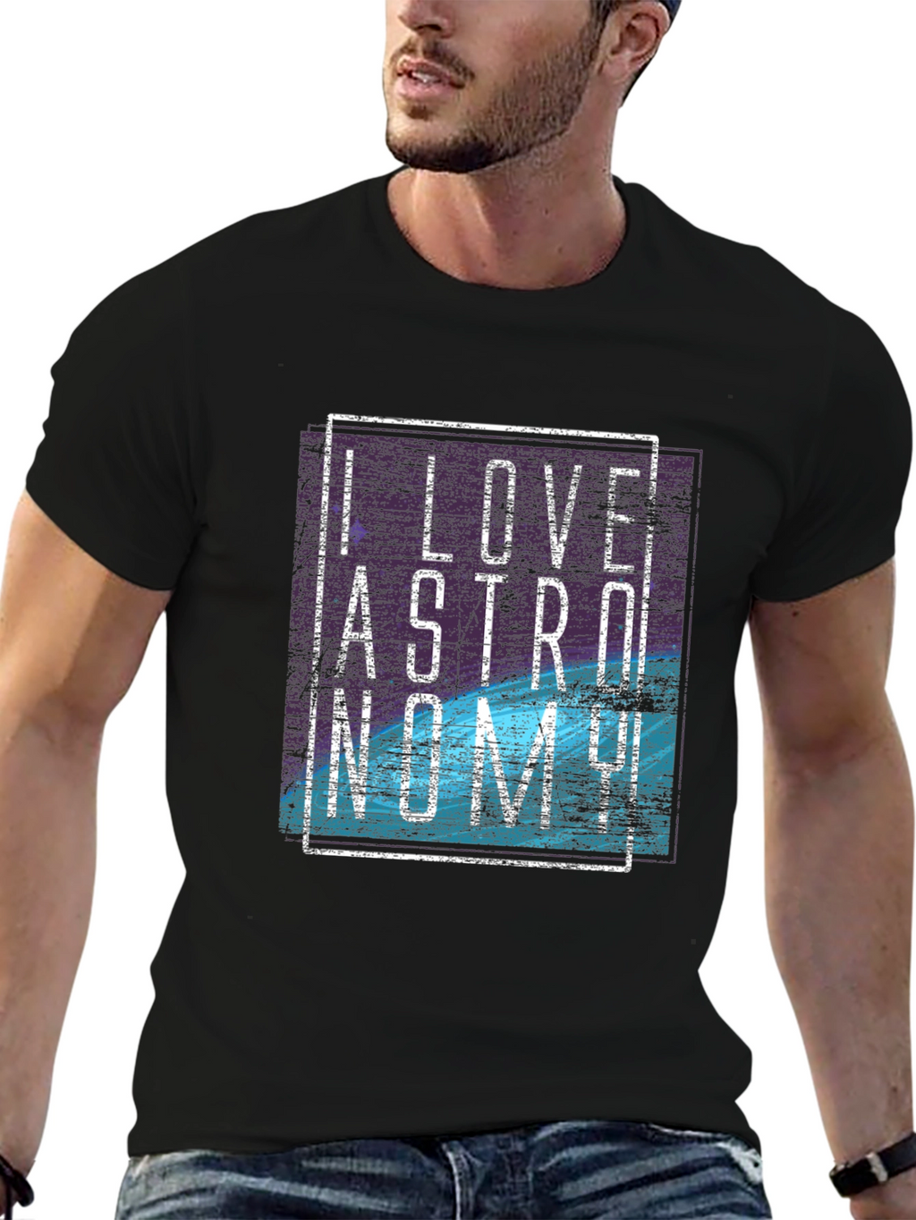 I Love Astronomy Graphic T-Shirt