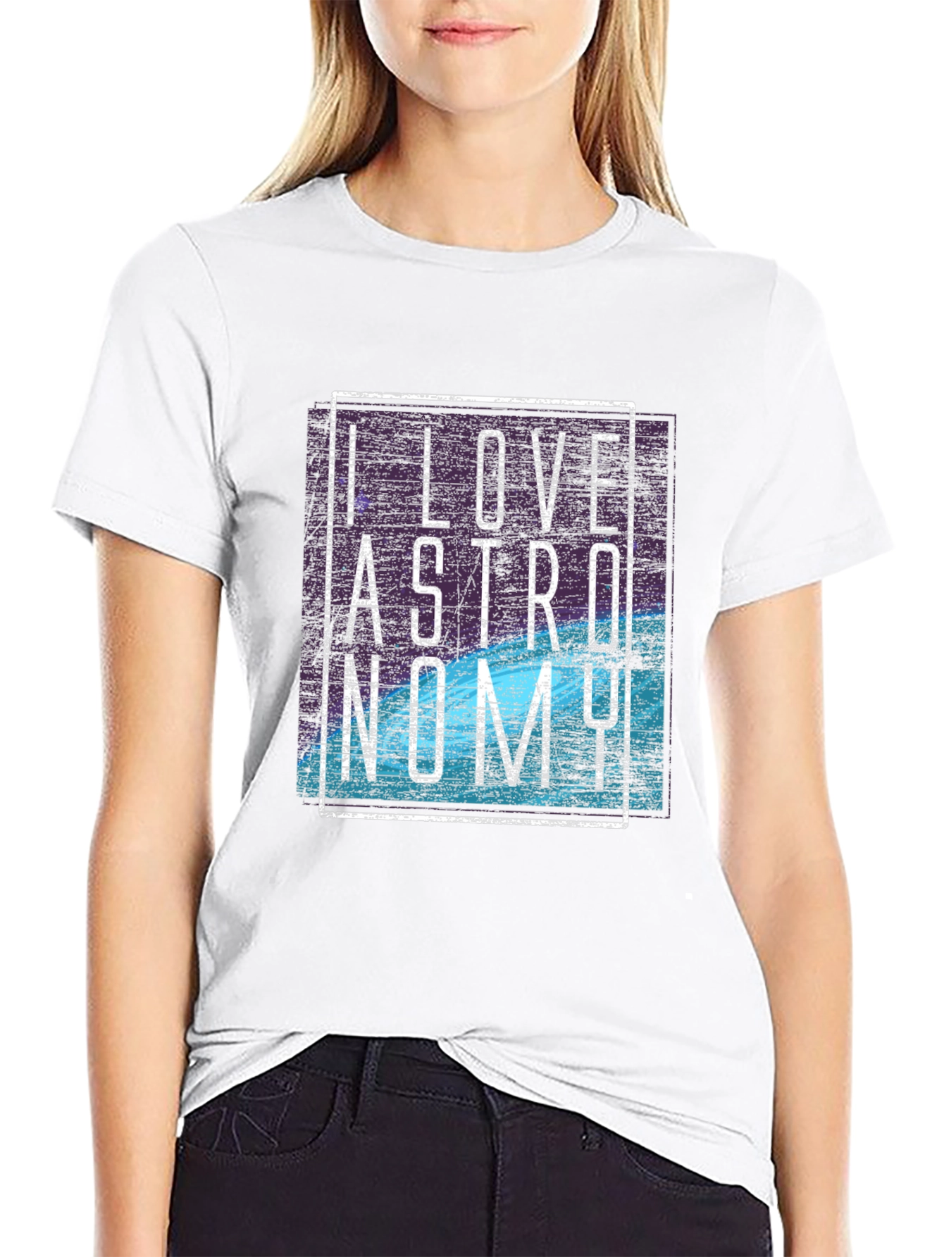 I Love Astronomy Graphic T-Shirt