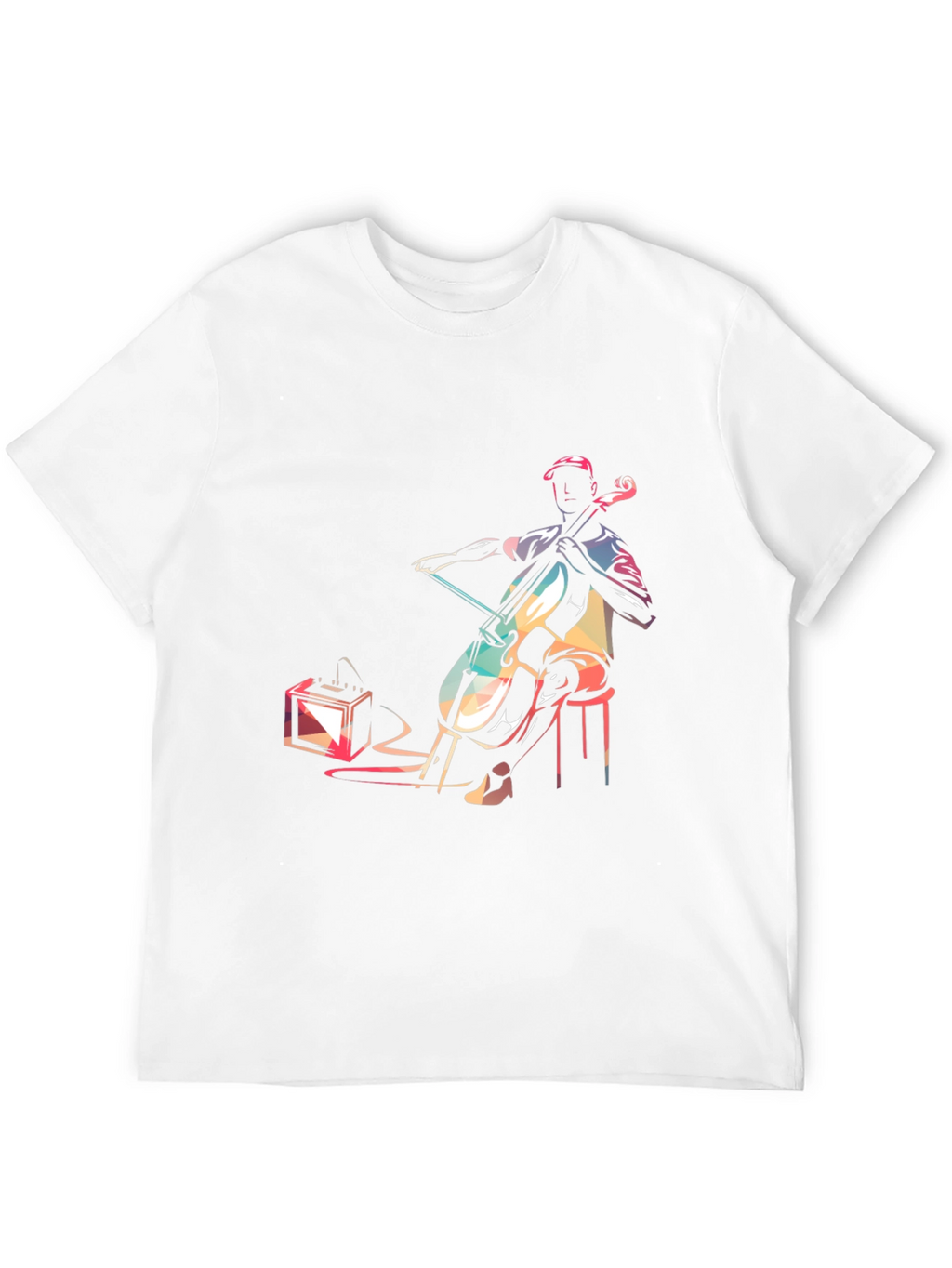 Musician Graphic Tee - Cello Player Design
