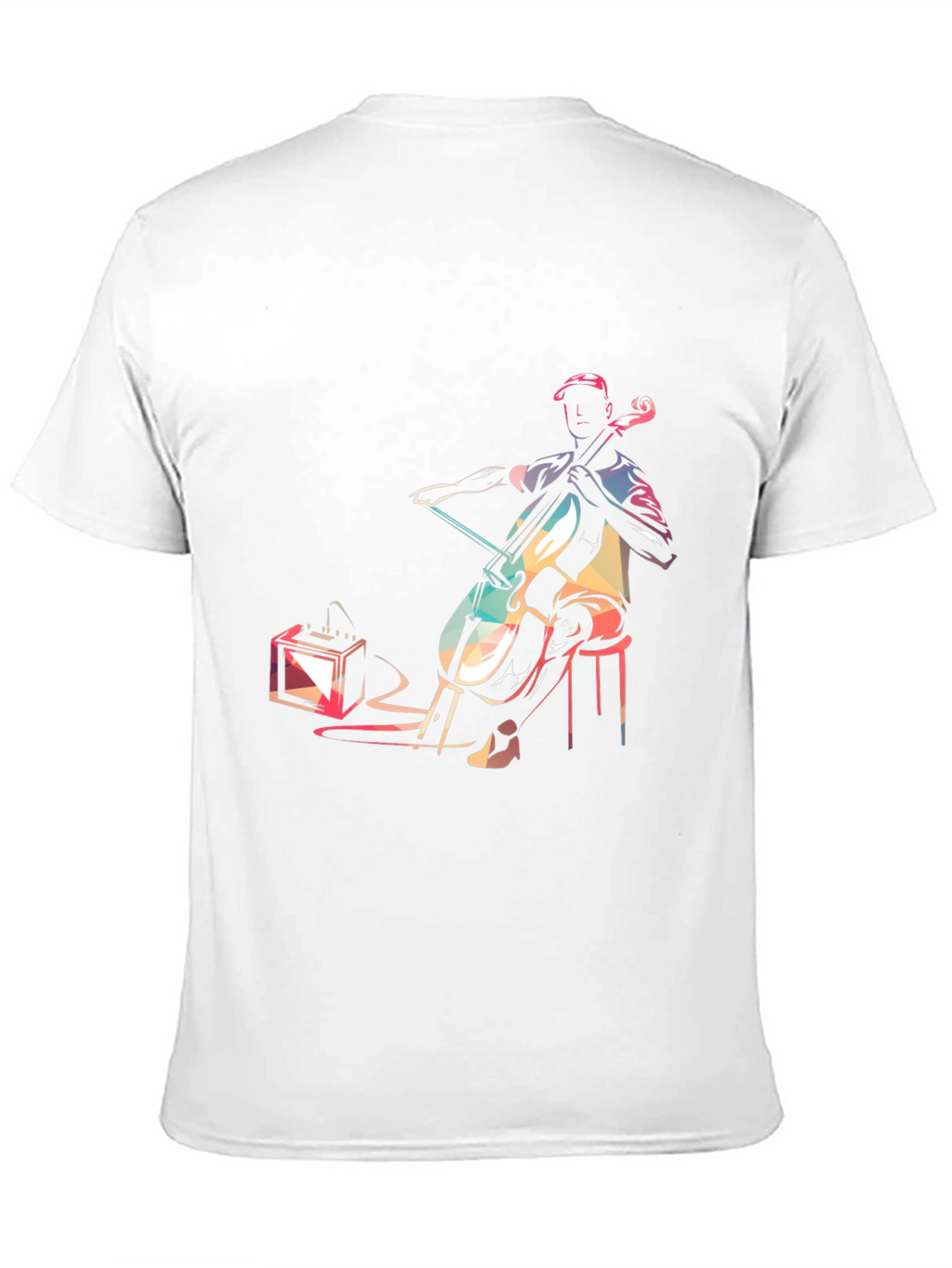 Musician Graphic Tee - Cello Player Design