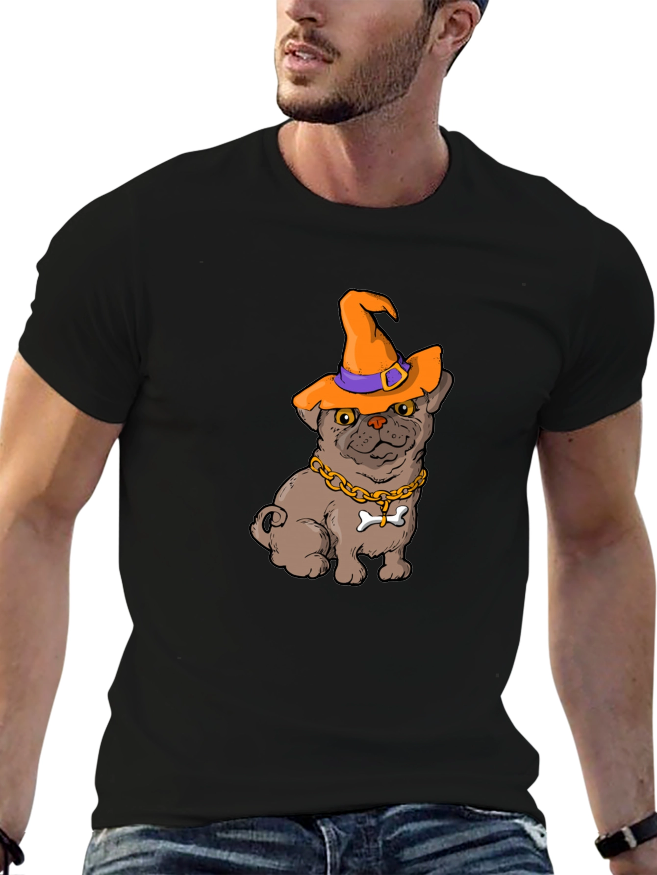Halloween Pug T-Shirt
