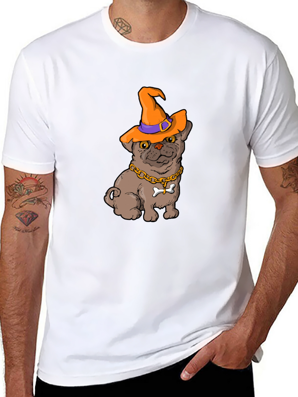 Halloween Pug T-Shirt