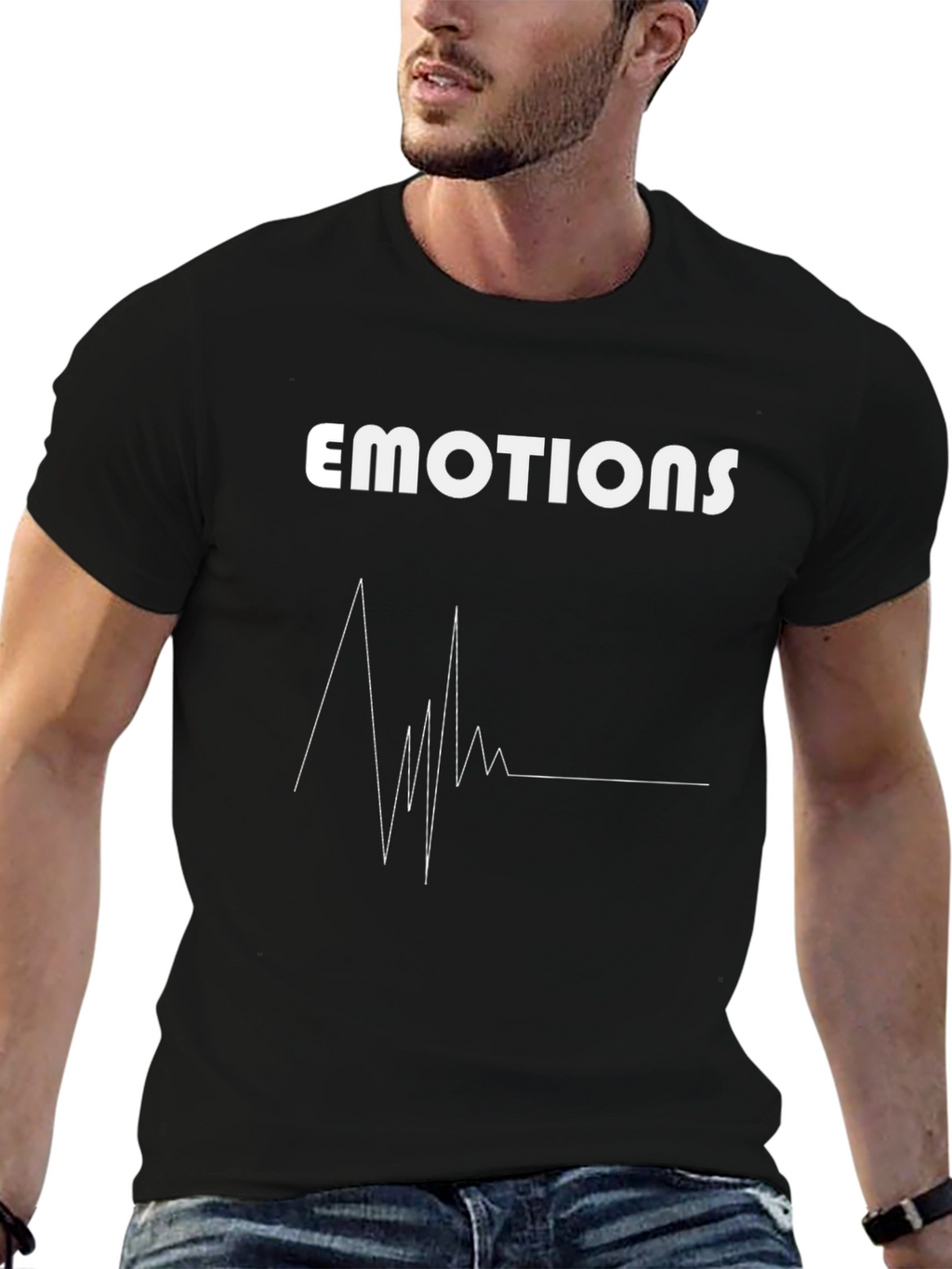 Emotions Heartbeat Graphic Tee - Express Yourself