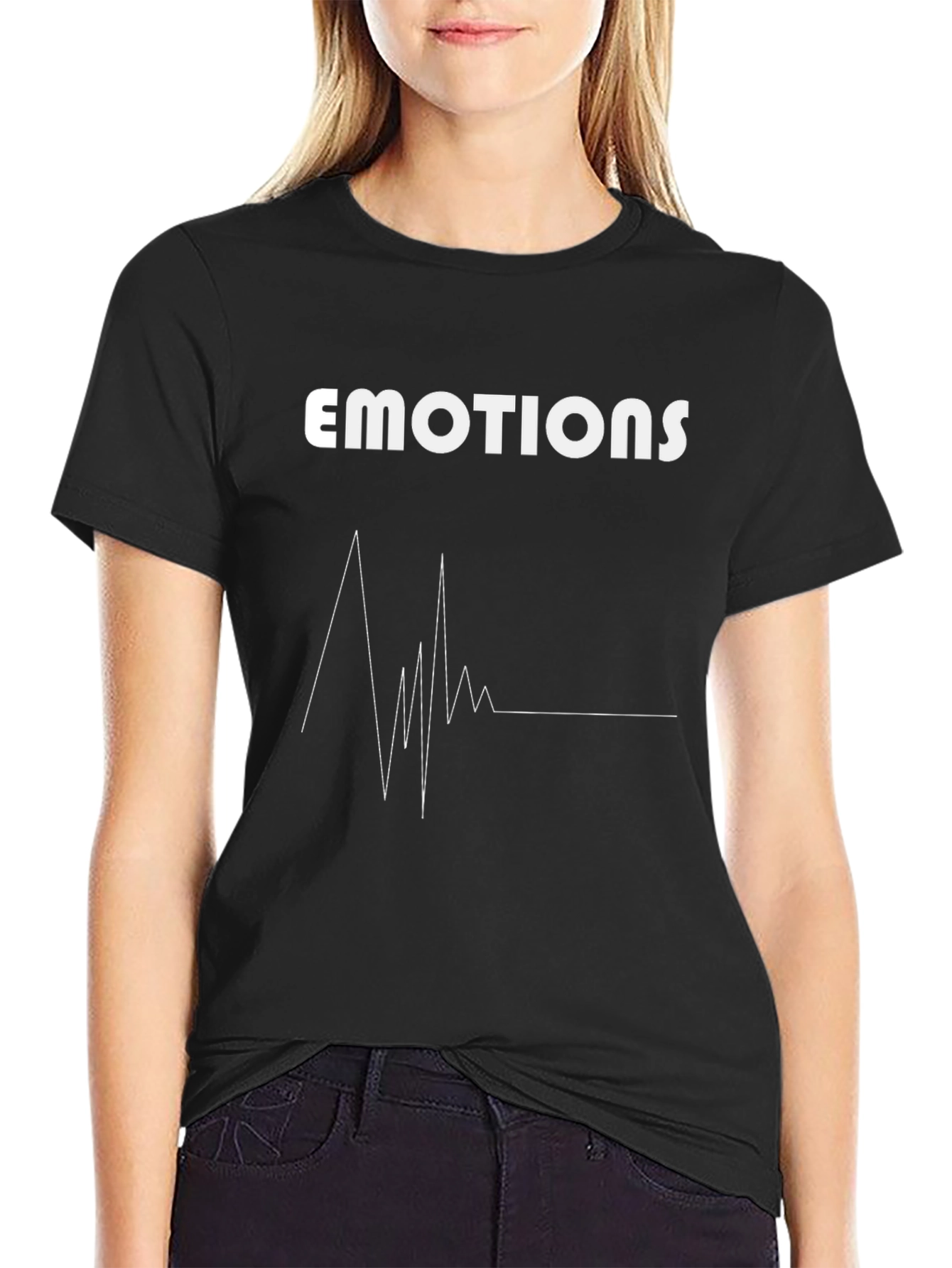 Emotions Heartbeat Graphic Tee - Express Yourself