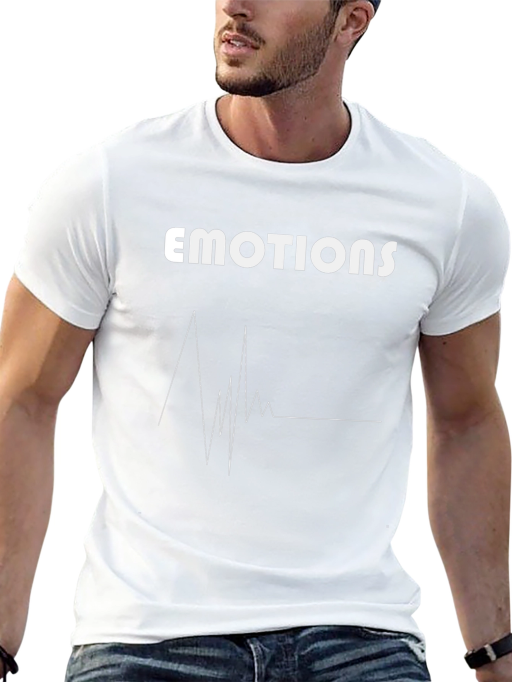 Emotions Heartbeat Graphic Tee - Express Yourself